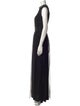 Peserico Mock Neck Long Dress