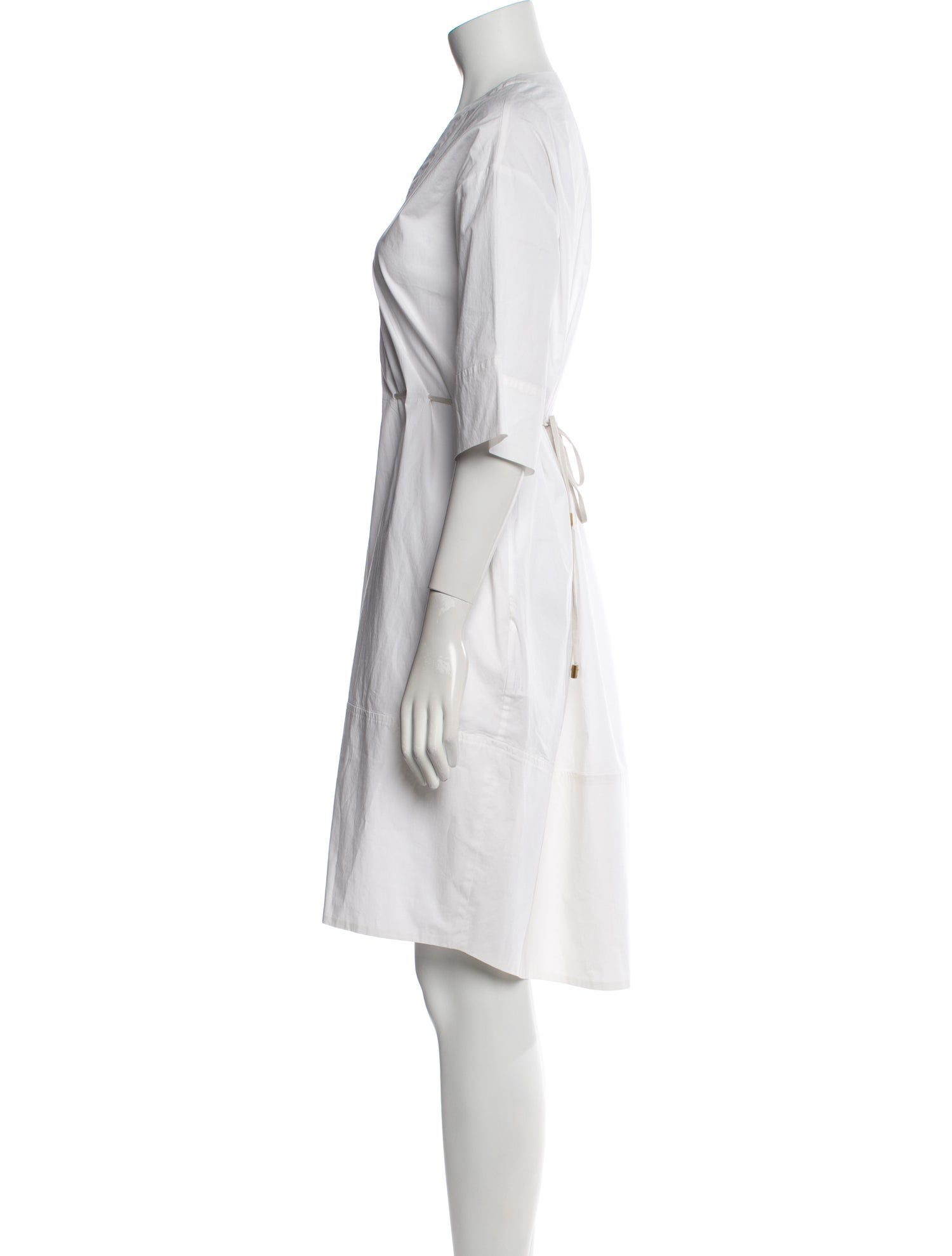 Peserico V-Neck Knee-Length Dress