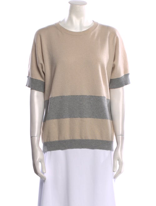 Peserico Striped Scoop Neck Sweater