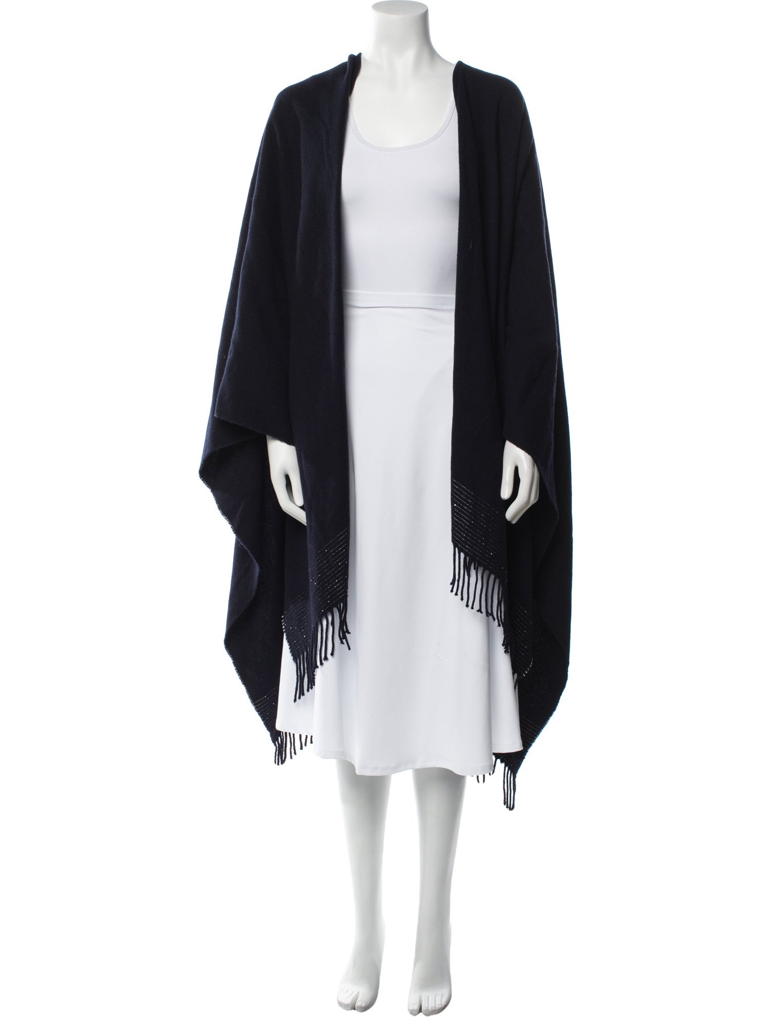 Peserico Virgin Wool Open Front Sweater