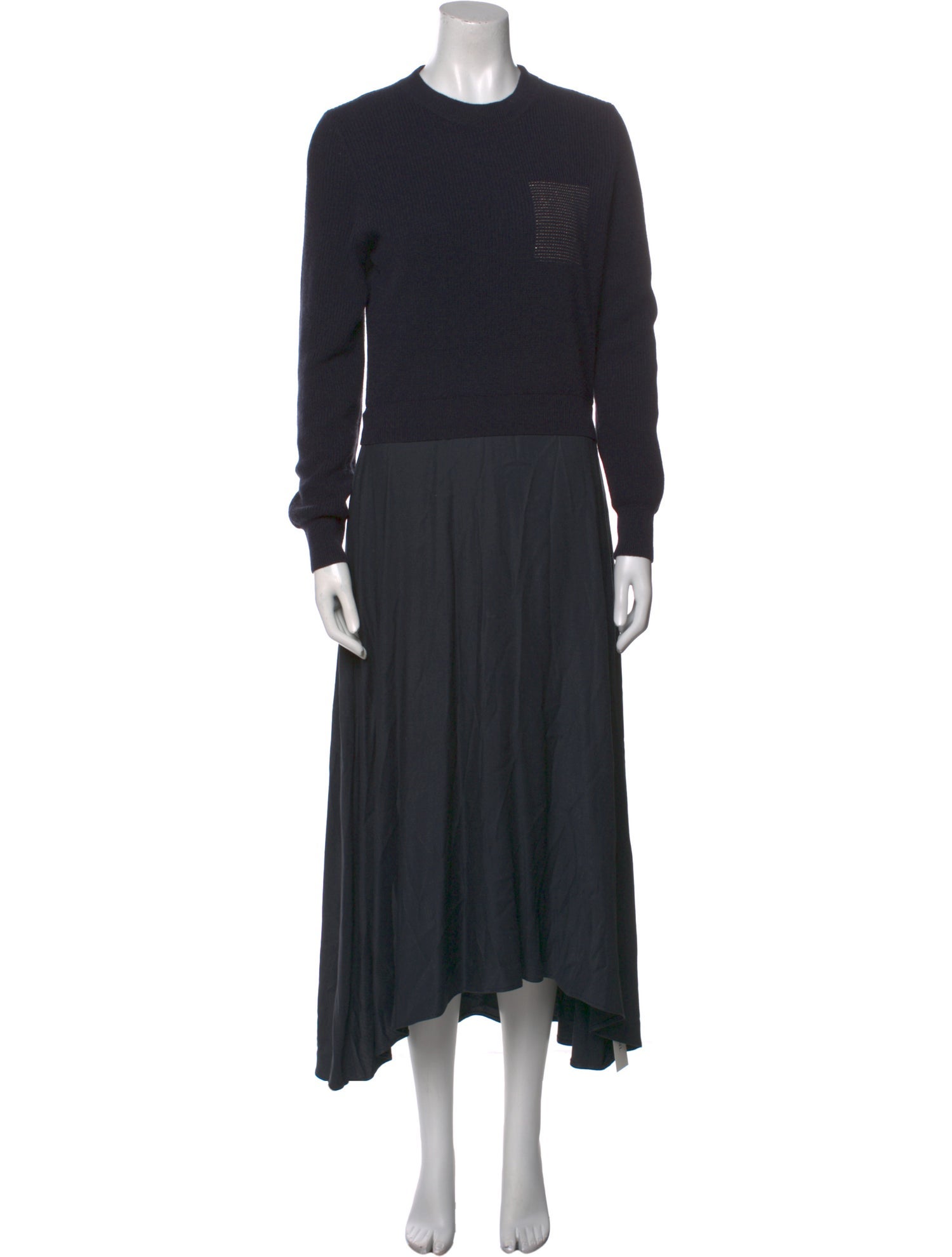 Peserico Crew Neck Midi Length Dress