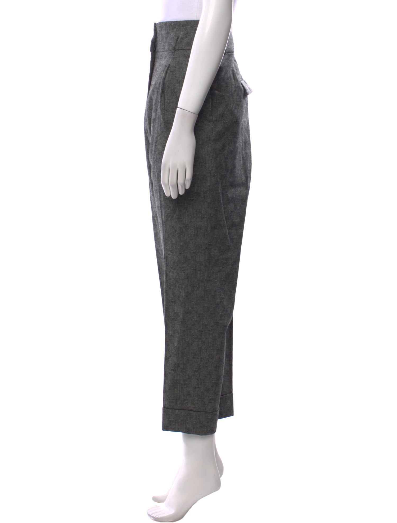 Peserico Virgin Wool Straight Leg Pants