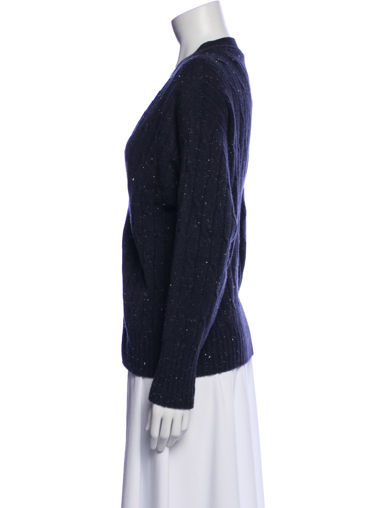 Peserico Virgin Wool V-Neck Sweater