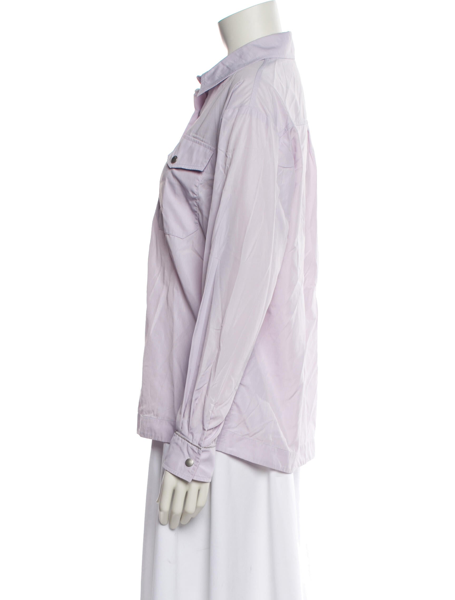 Peserico Long Sleeve Button-Up Top