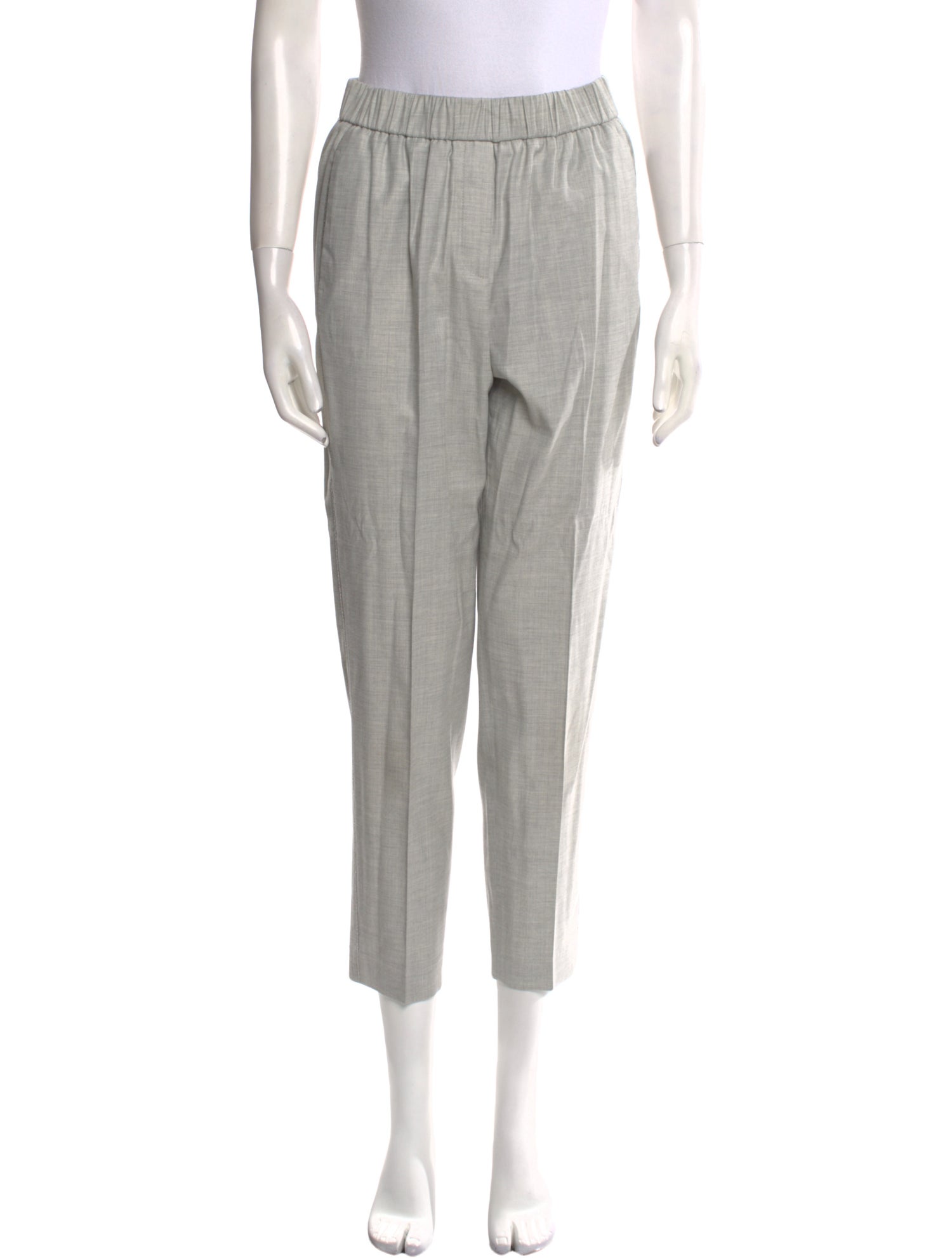 Peserico Virgin Wool Straight Leg Pants