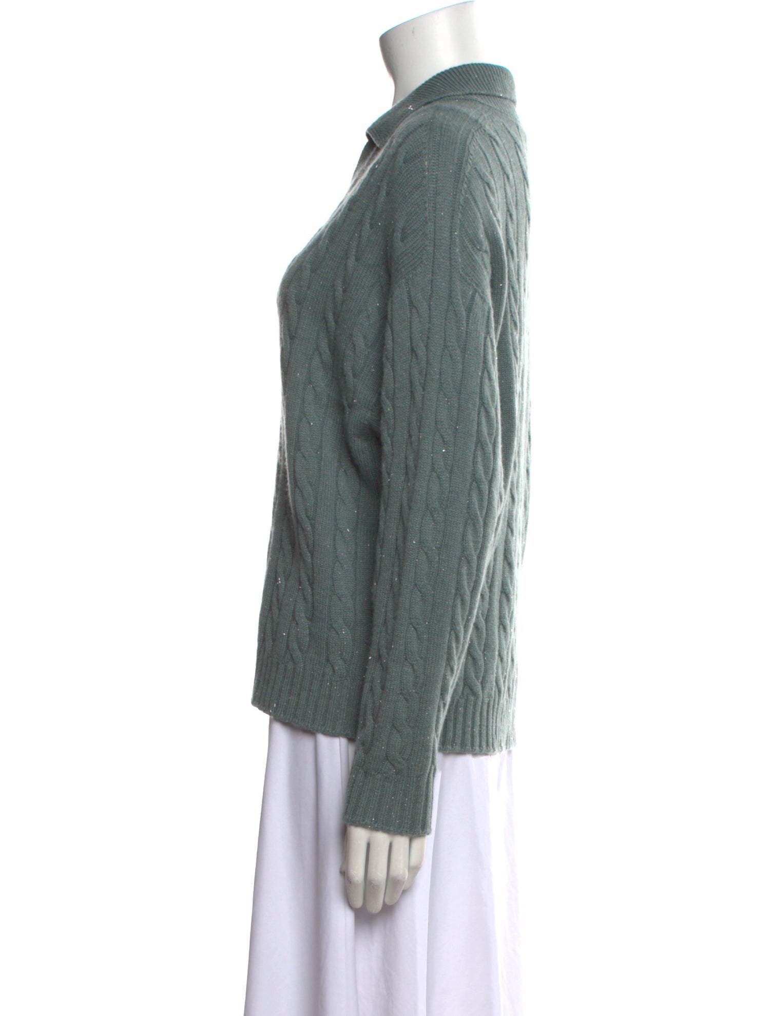 Peserico Virgin Wool V-Neck Sweater