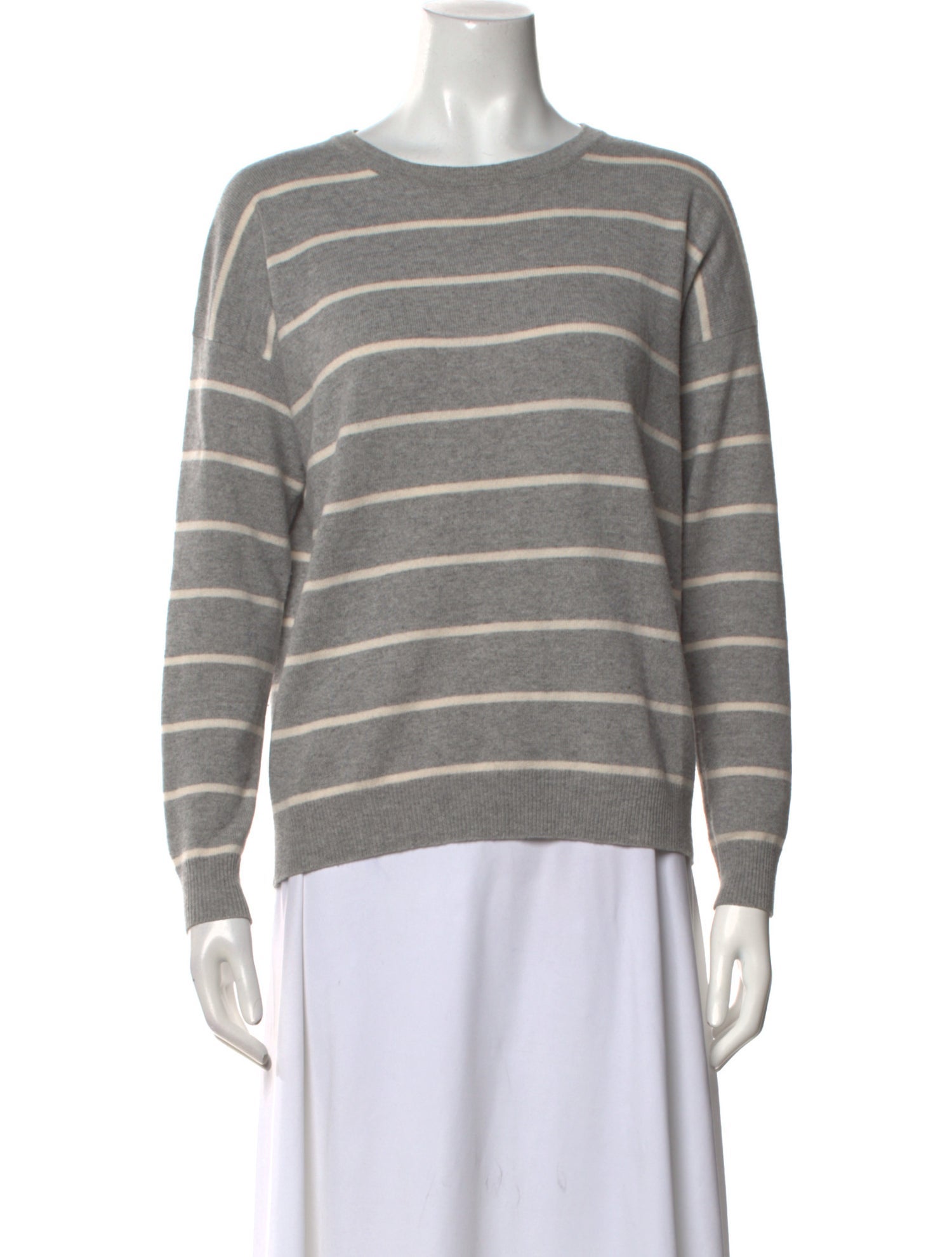 Peserico Virgin Wool Striped Sweater