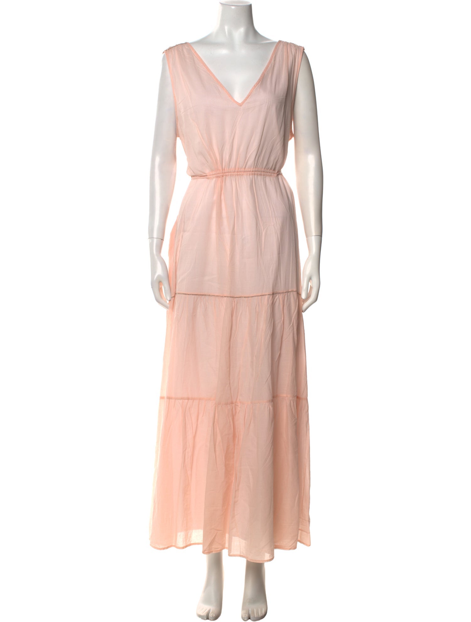 Peserico V-Neck Long Dress