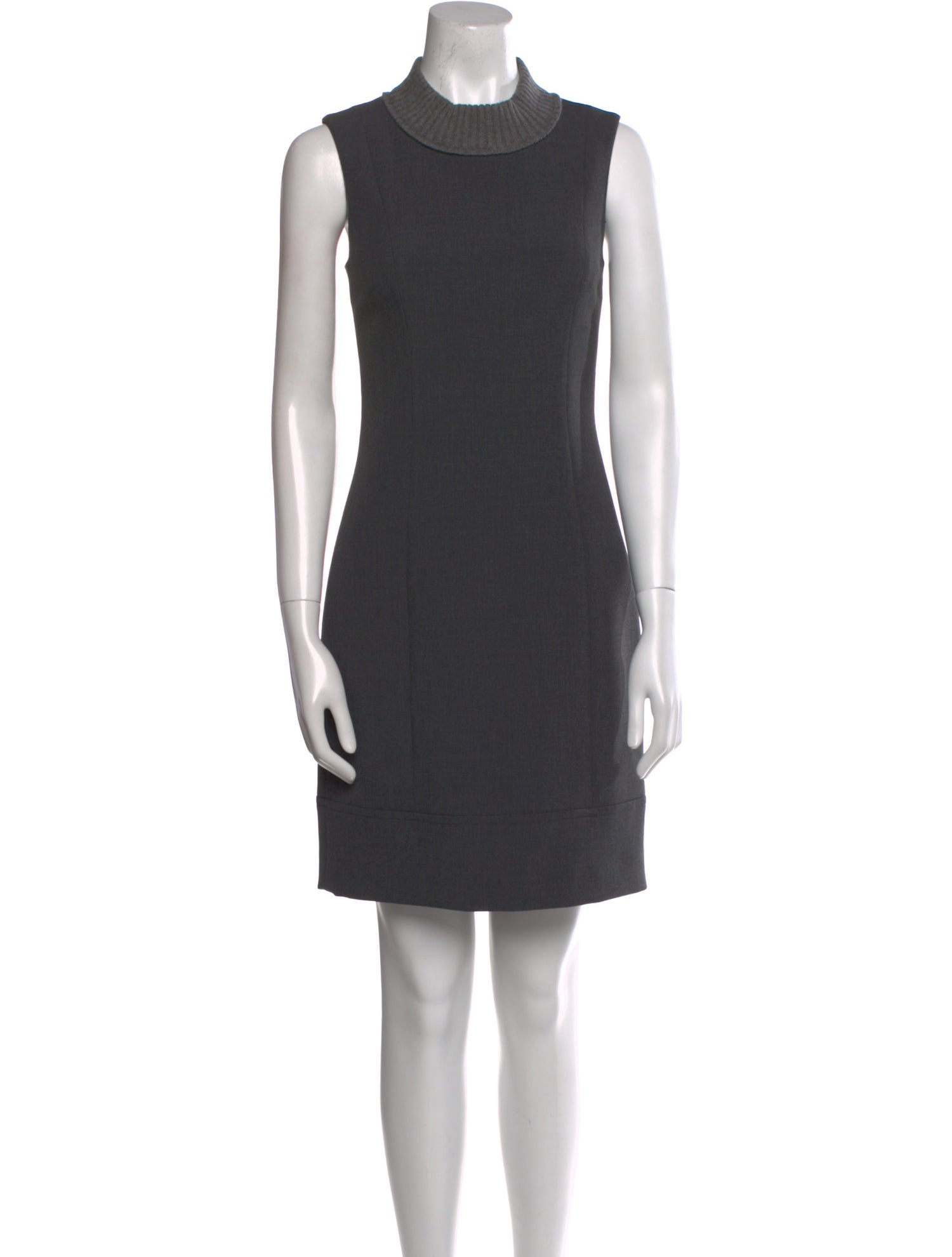 Peserico Mock Neck Mini Dress