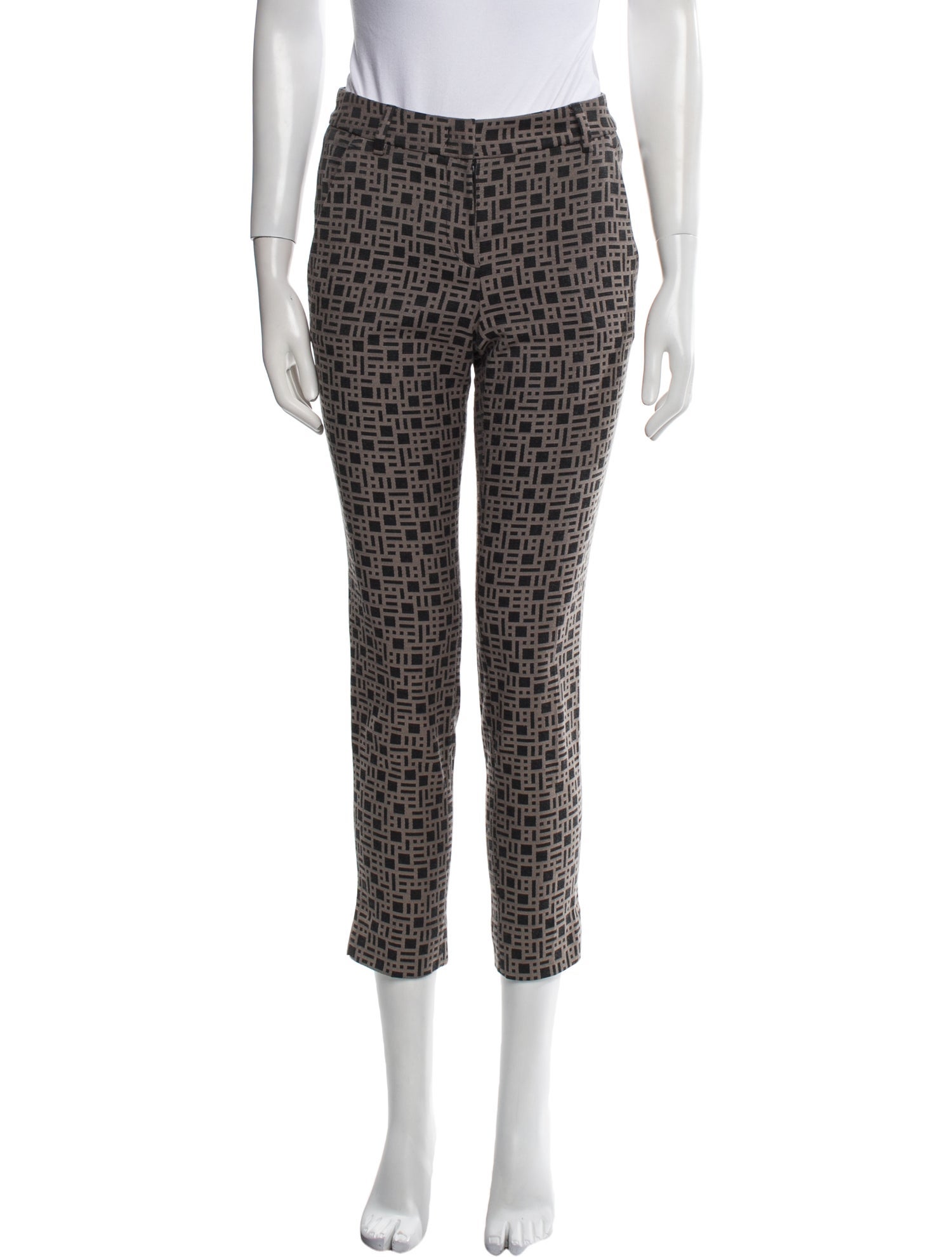 Peserico Printed Skinny Leg Pants
