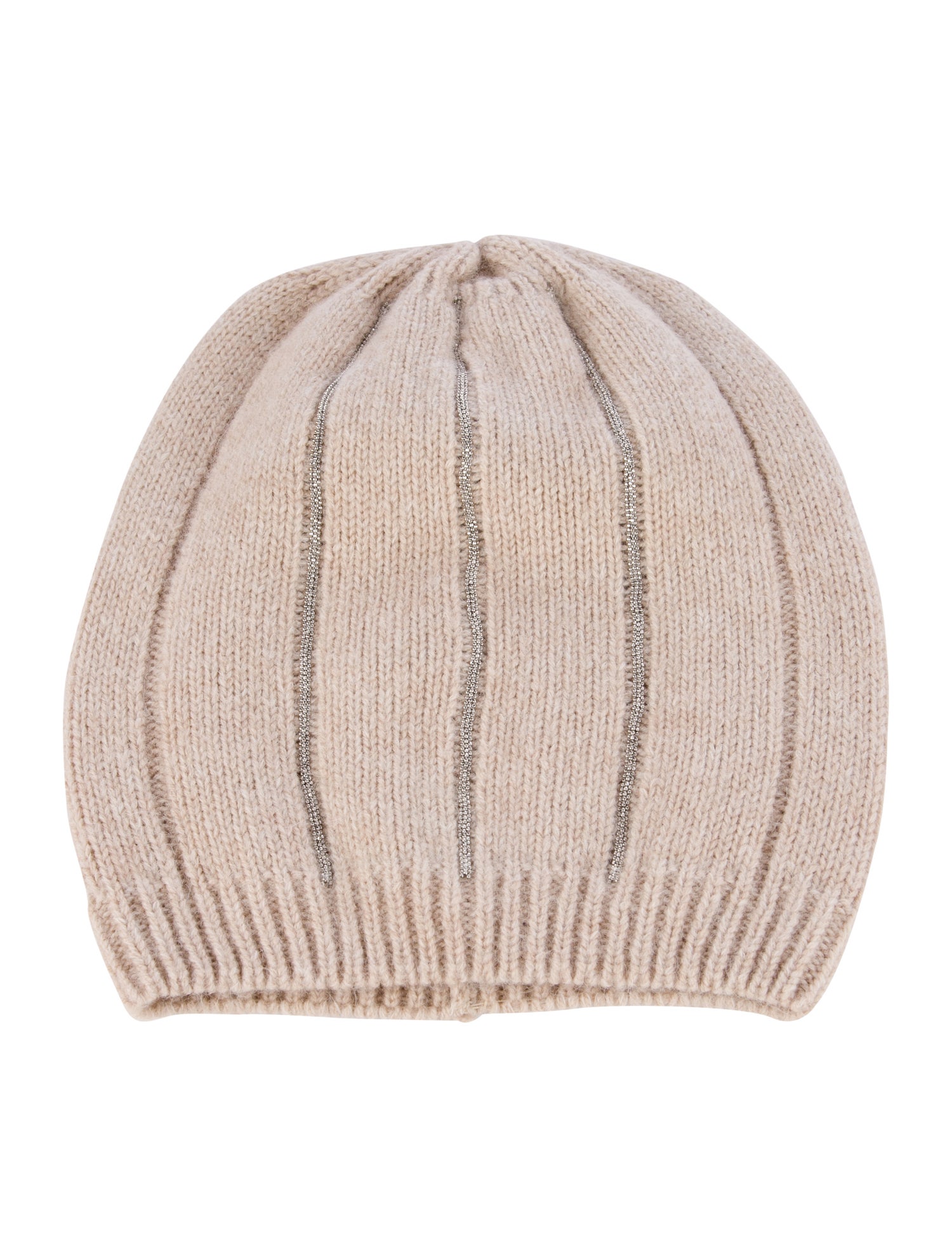 Peserico Wool Embellished Beanie