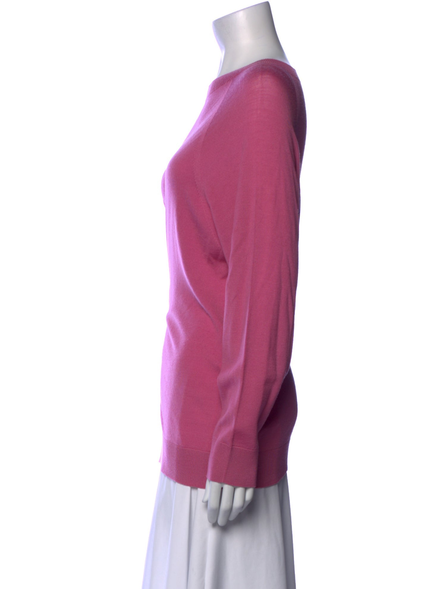 Peserico Virgin Wool Bateau Neckline Top