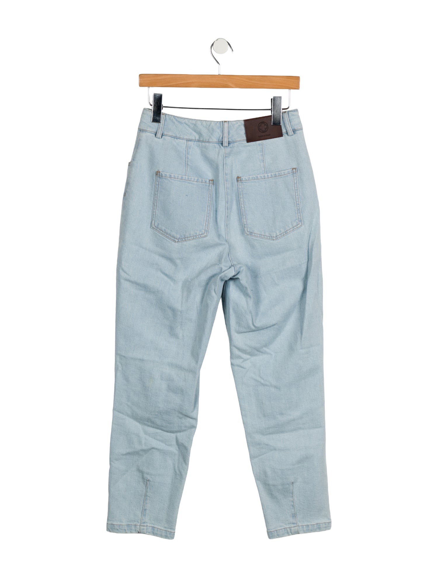 Peserico High-Rise Straight Leg Jeans