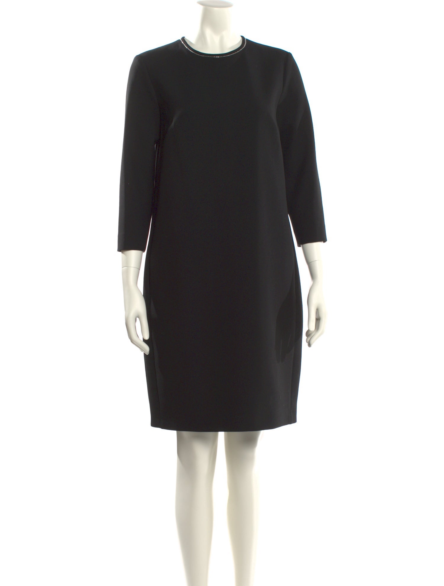 Peserico Crew Neck Knee-Length Dress
