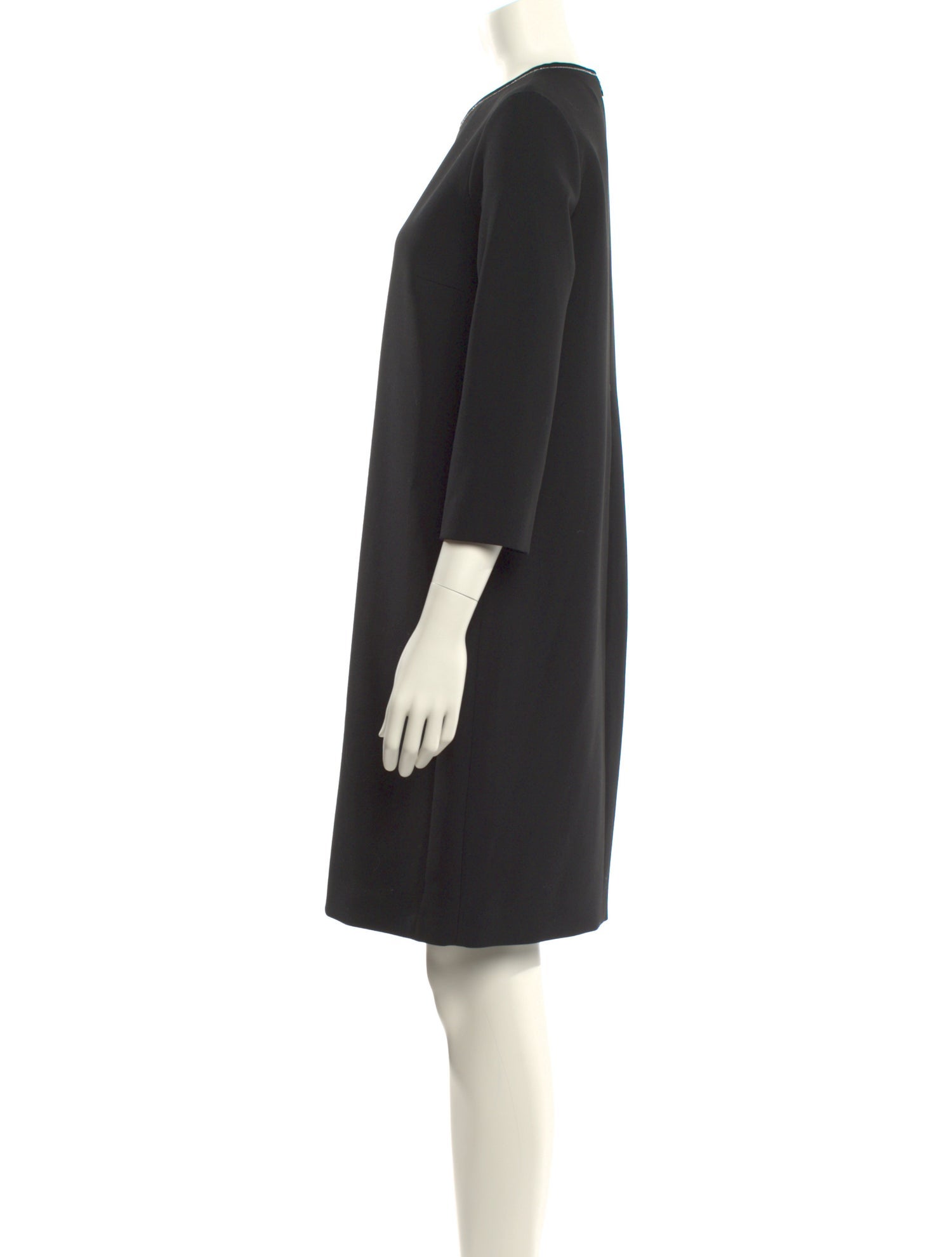 Peserico Crew Neck Knee-Length Dress