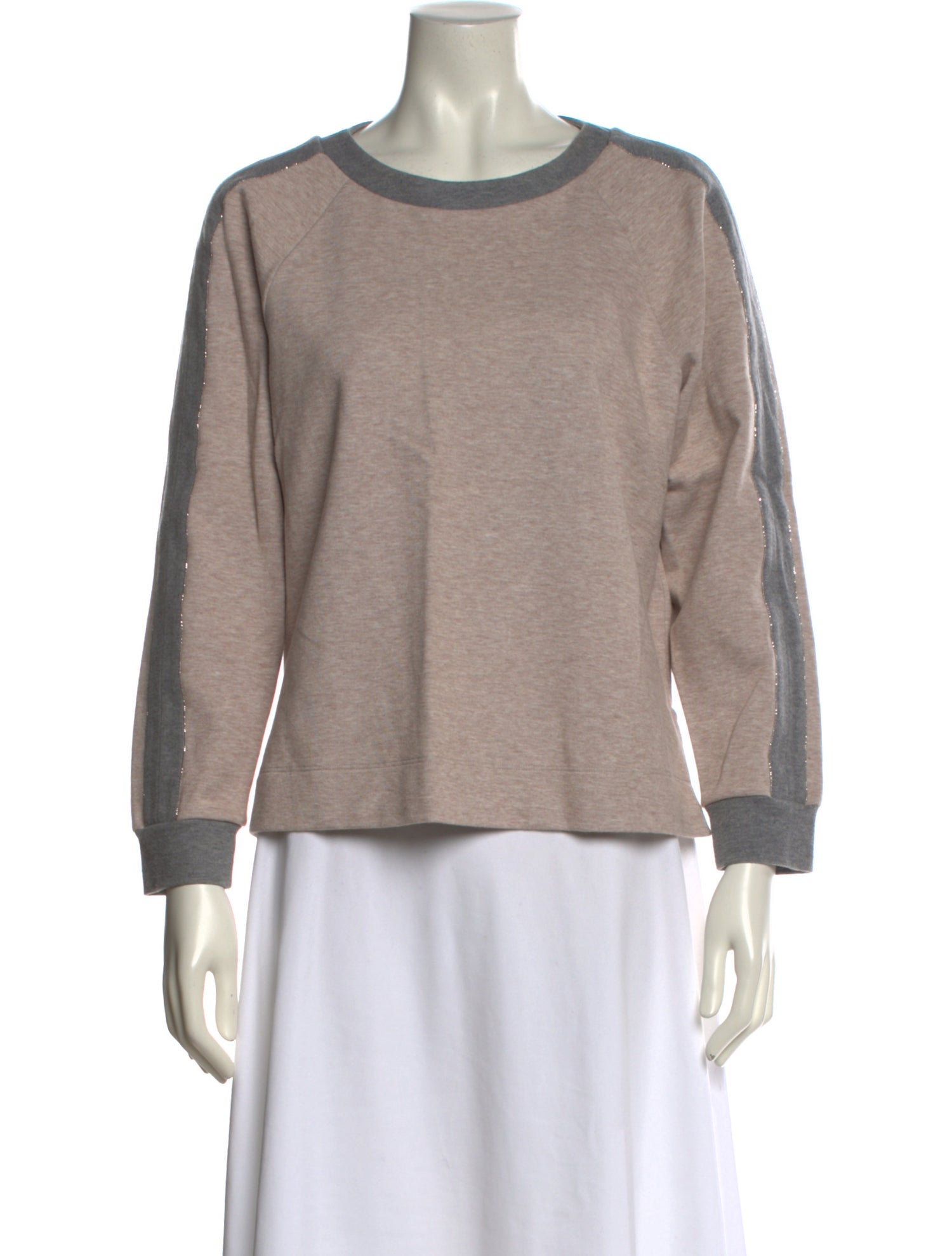 Peserico Scoop Neck Long Sleeve Sweatshirt