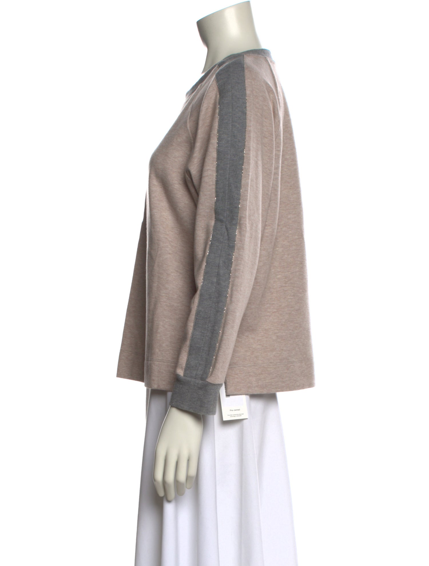 Peserico Scoop Neck Long Sleeve Sweatshirt