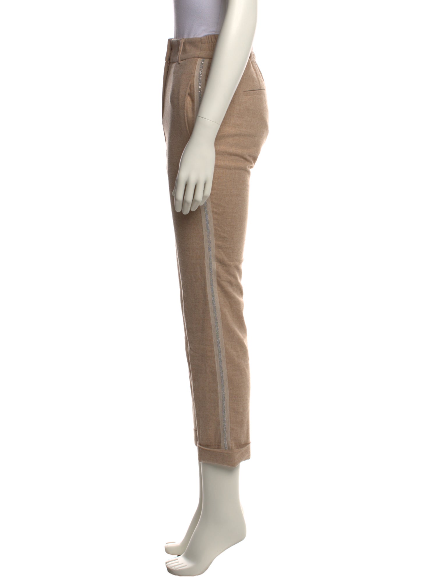 Peserico Wool Skinny Leg Pants