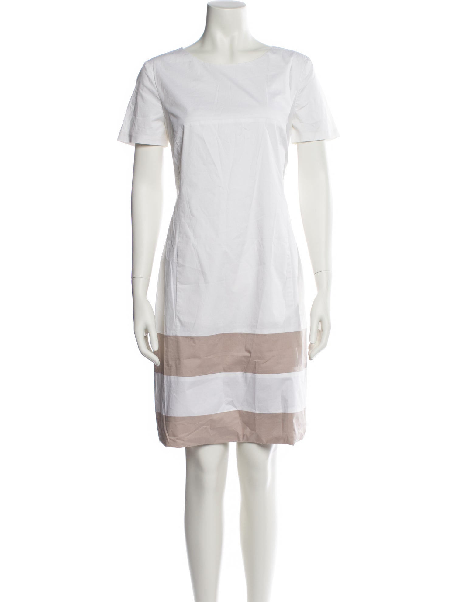 Peserico Bateau Neckline Knee-Length Dress