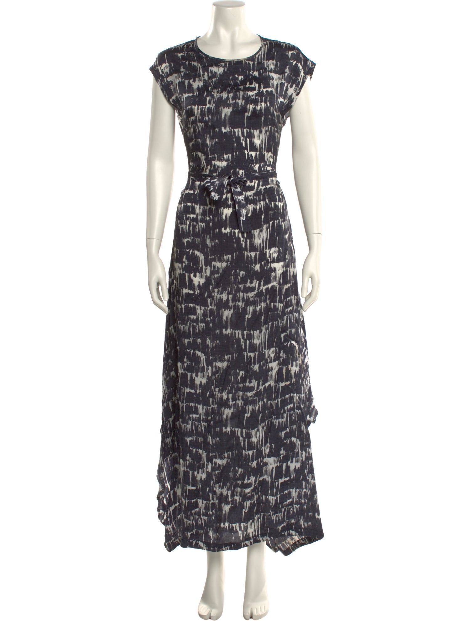 Peserico Printed Long Dress