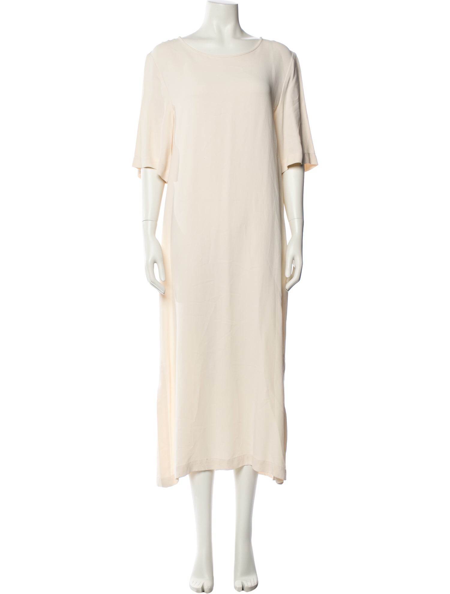 Peserico Scoop Neck Midi Length Dress