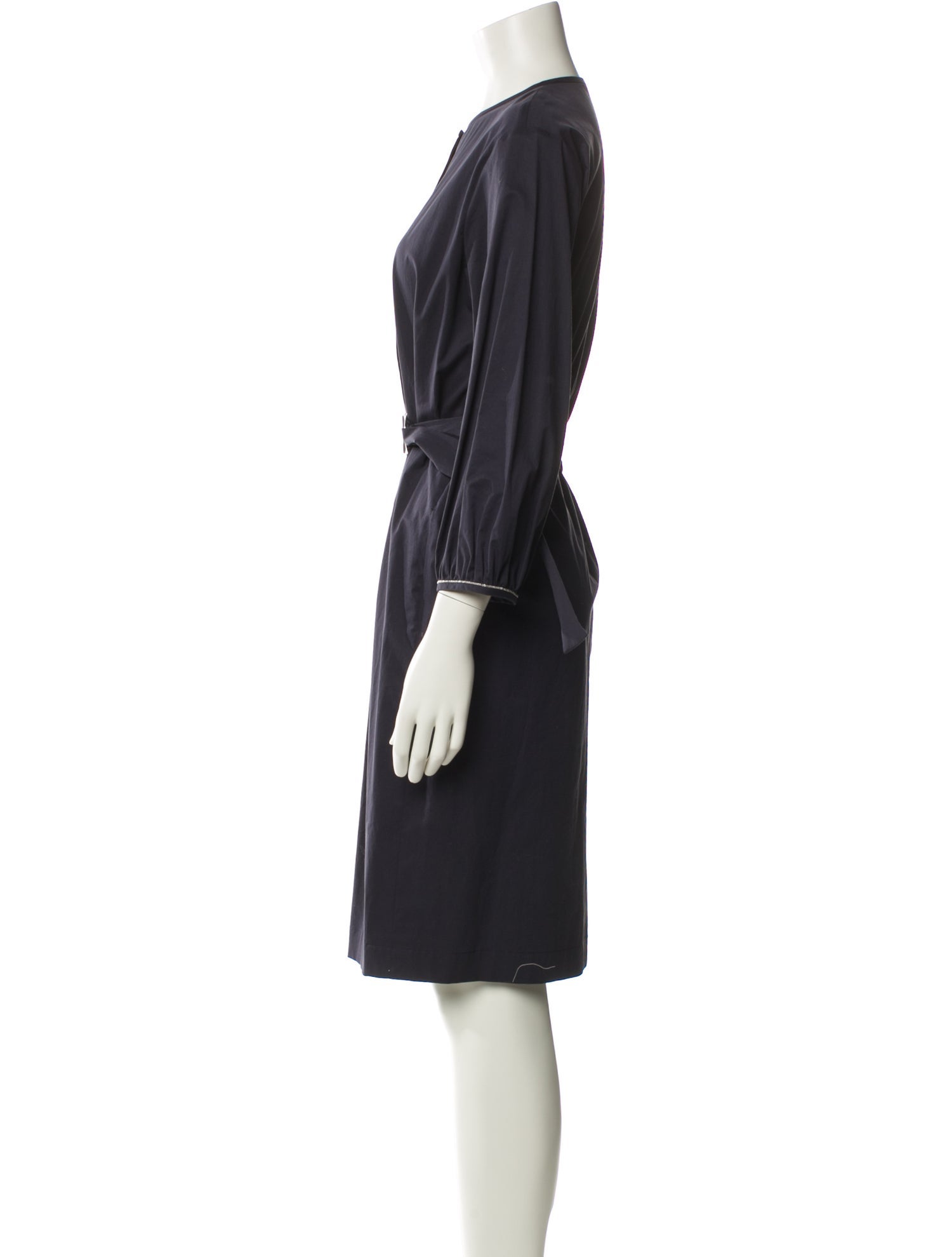 Peserico Crew Neck Knee-Length Dress