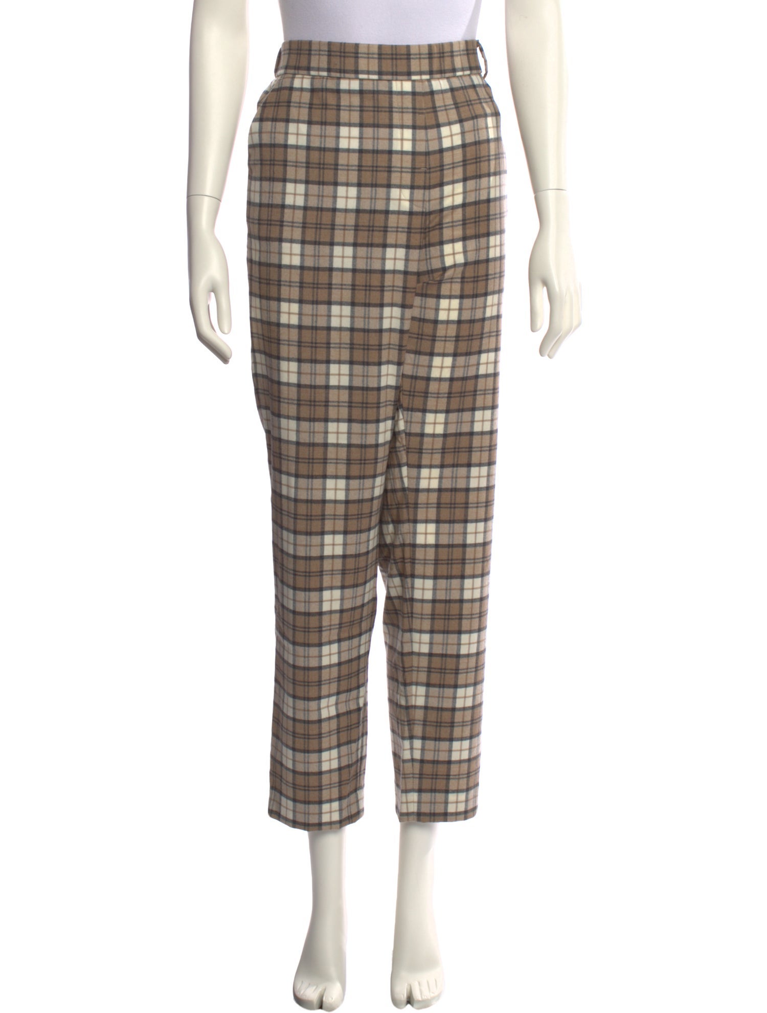 Peserico Virgin Wool Straight Leg Pants