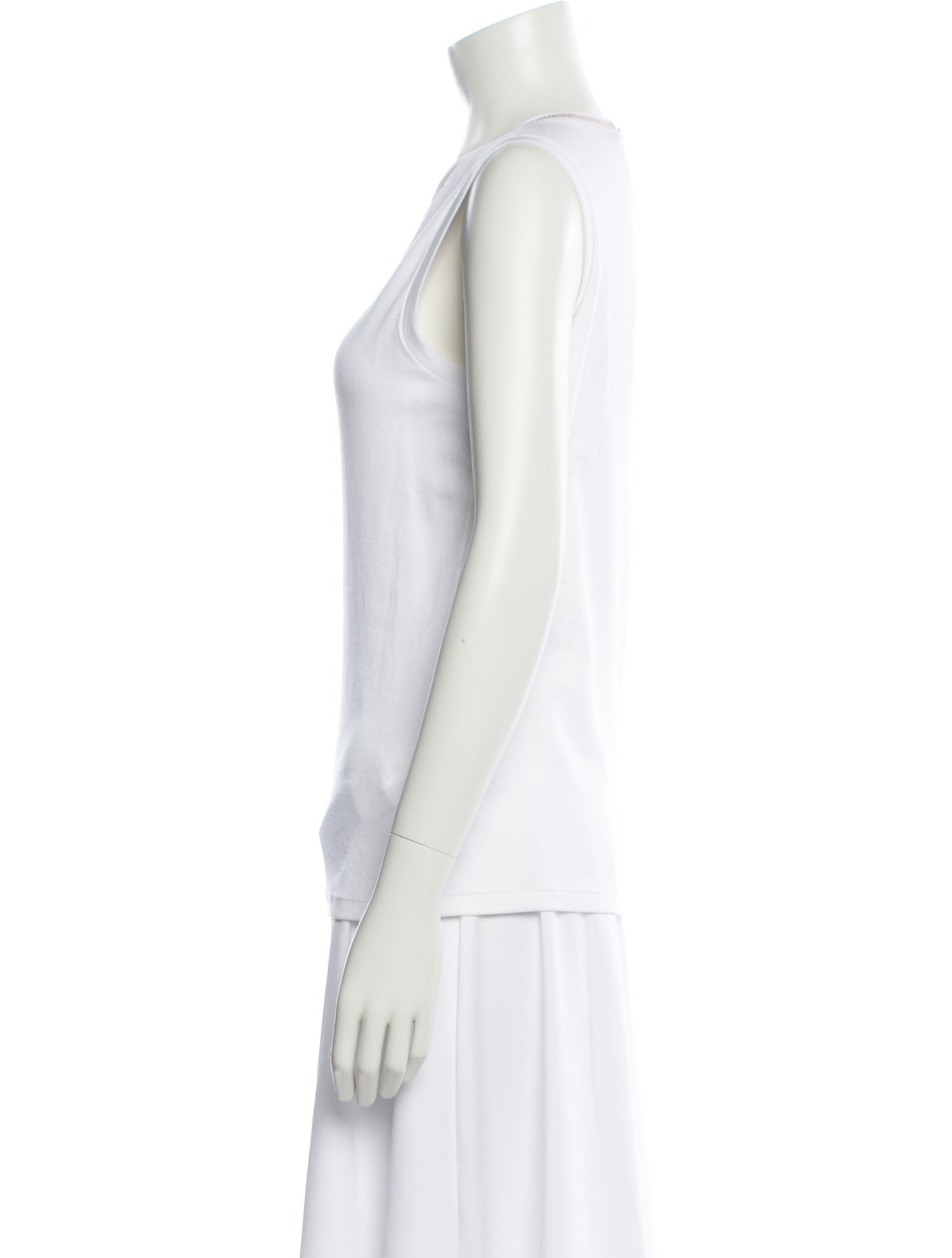 Peserico Cowl Neck Sleeveless Top
