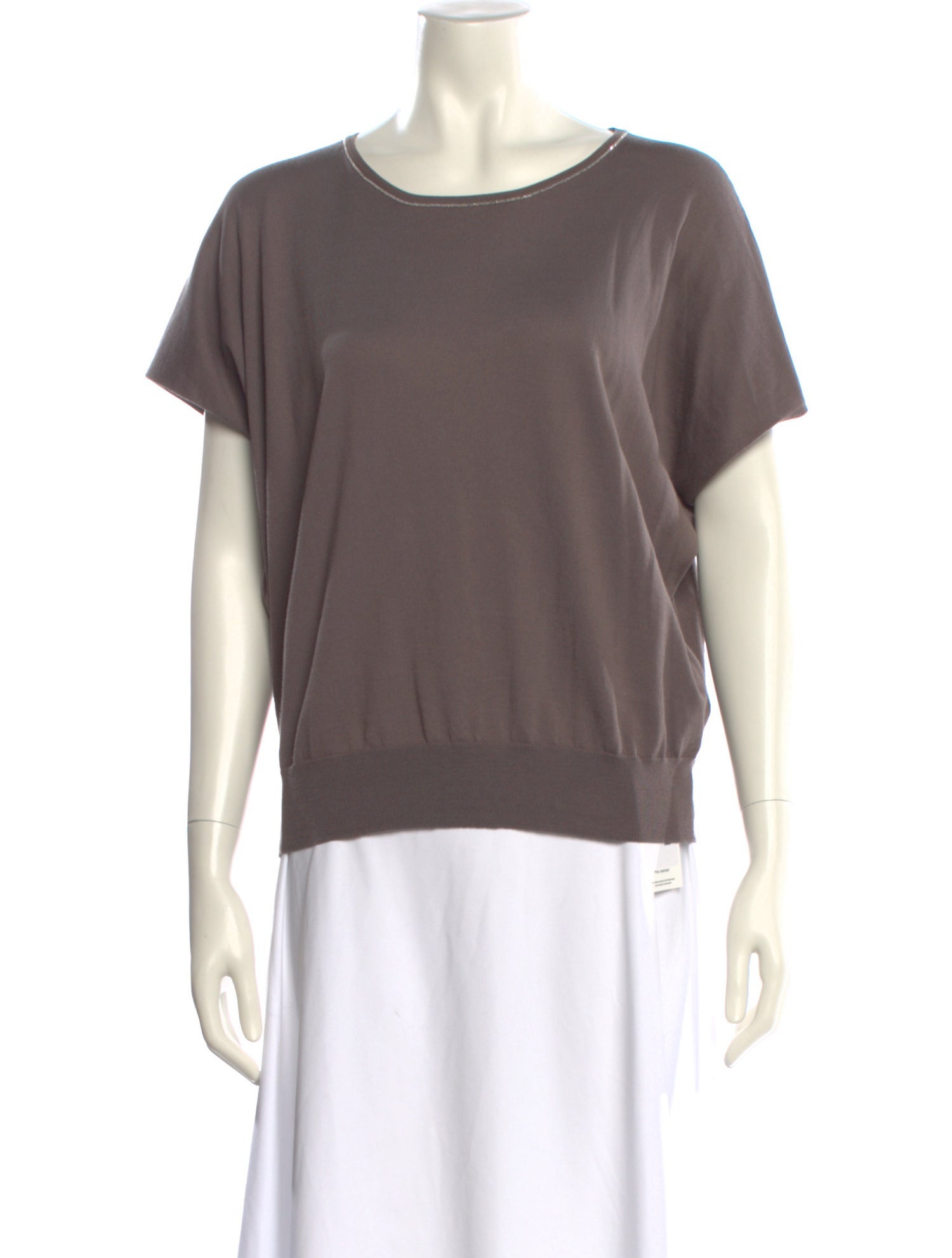 Peserico Scoop Neck Short Sleeve T-Shirt