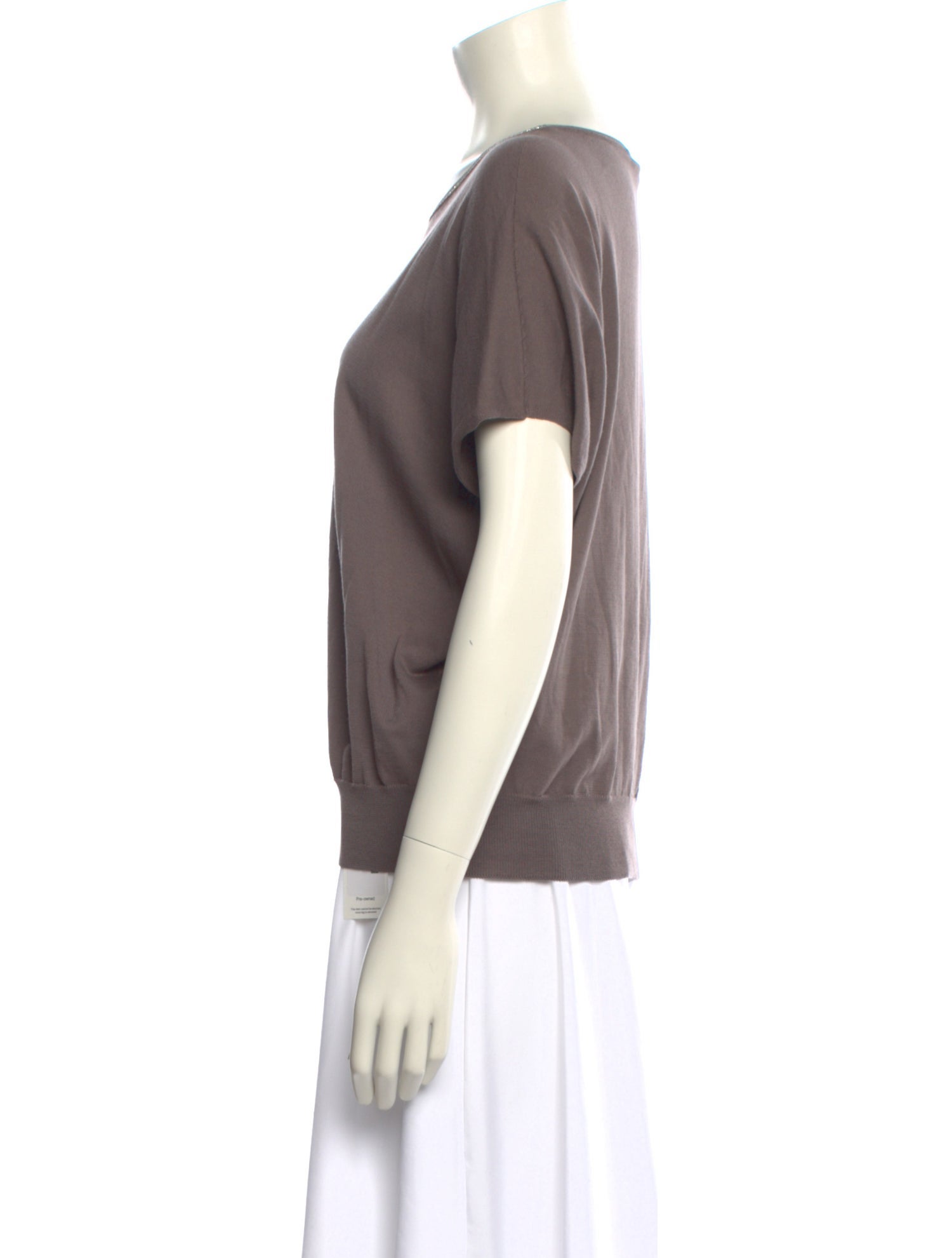 Peserico Scoop Neck Short Sleeve T-Shirt