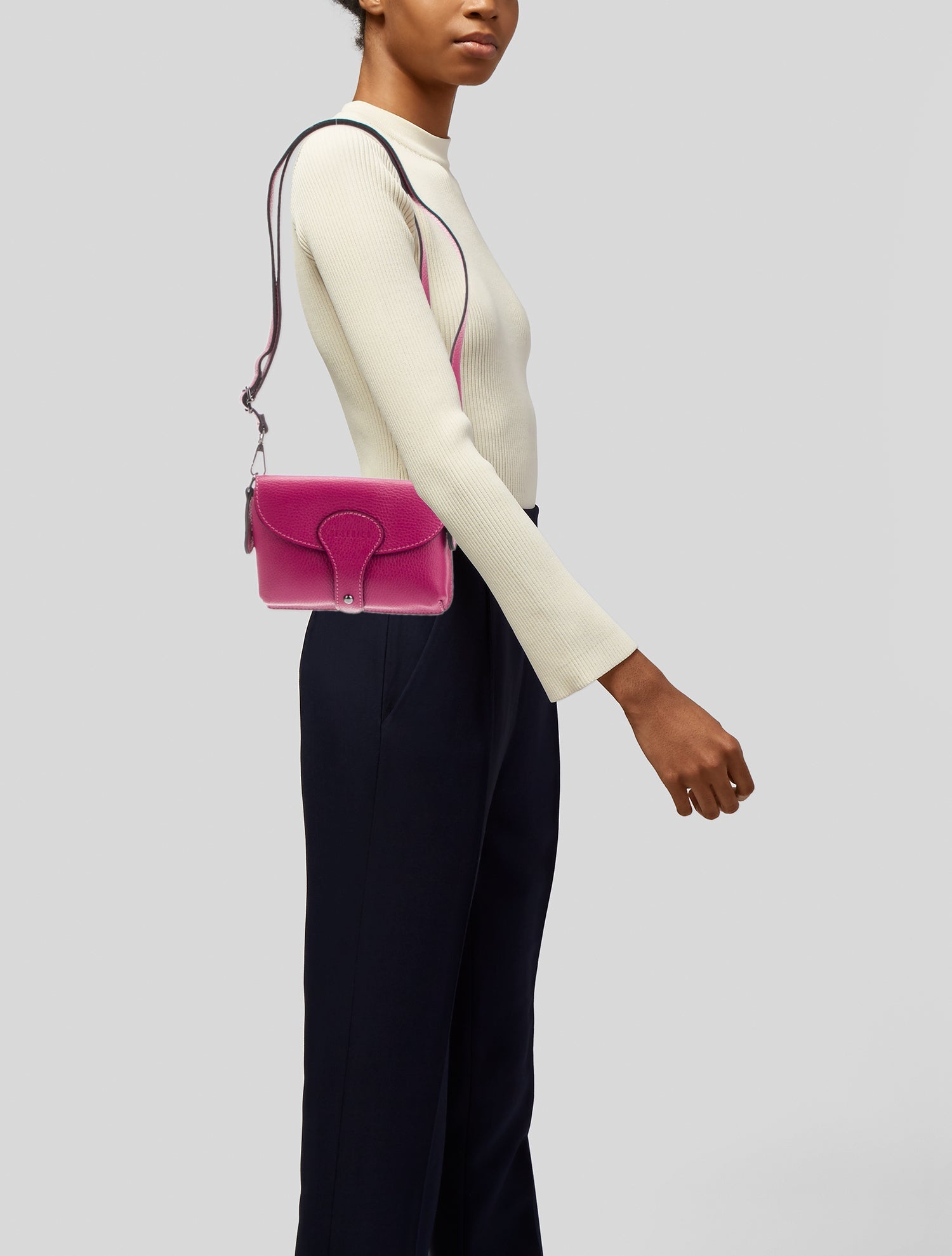 Peserico Leather Crossbody Bag