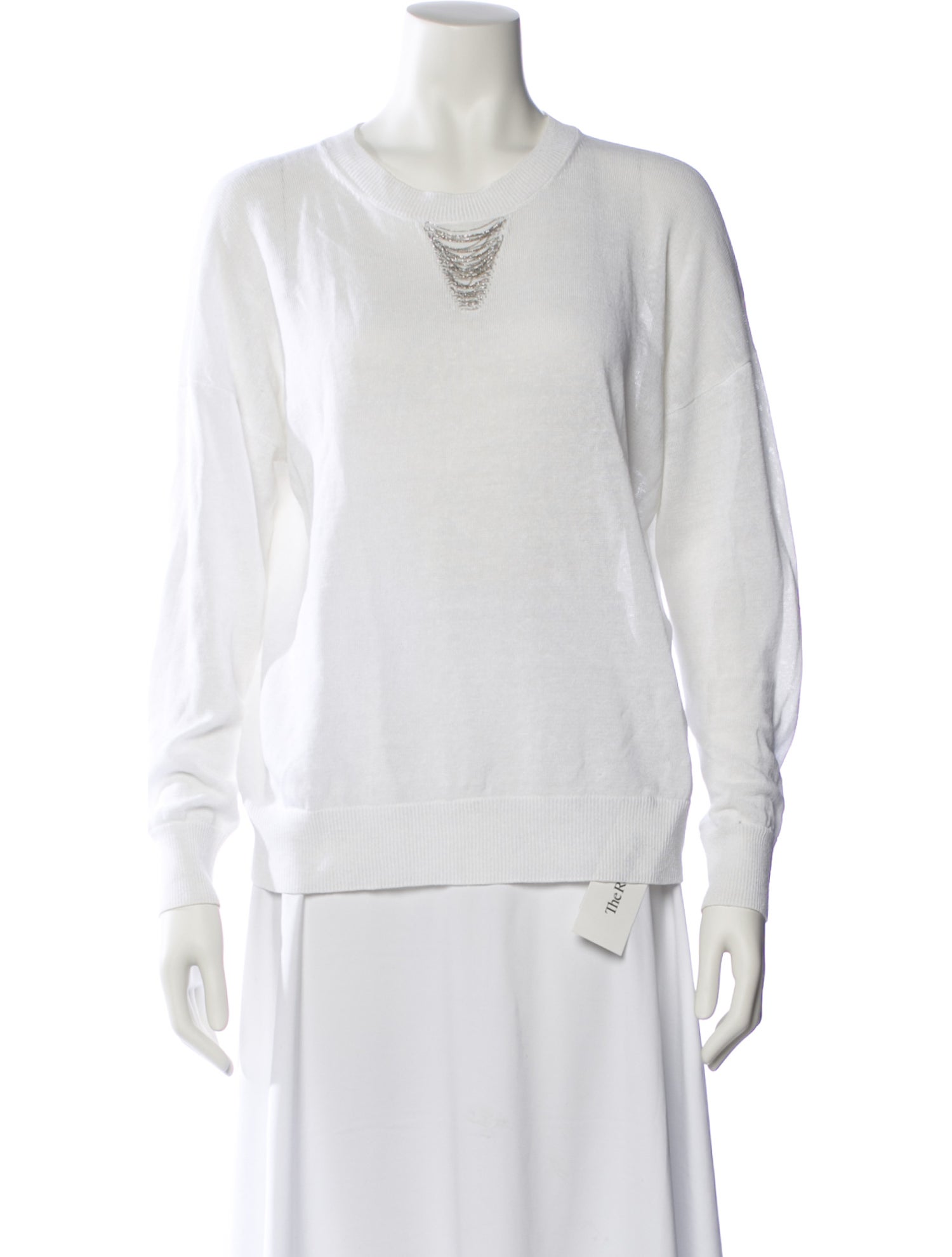 Peserico Linen V-Neck Sweater w/ Tags