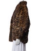 Polo Norte Animal Print Fur Jacket