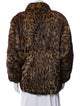 Polo Norte Animal Print Fur Jacket