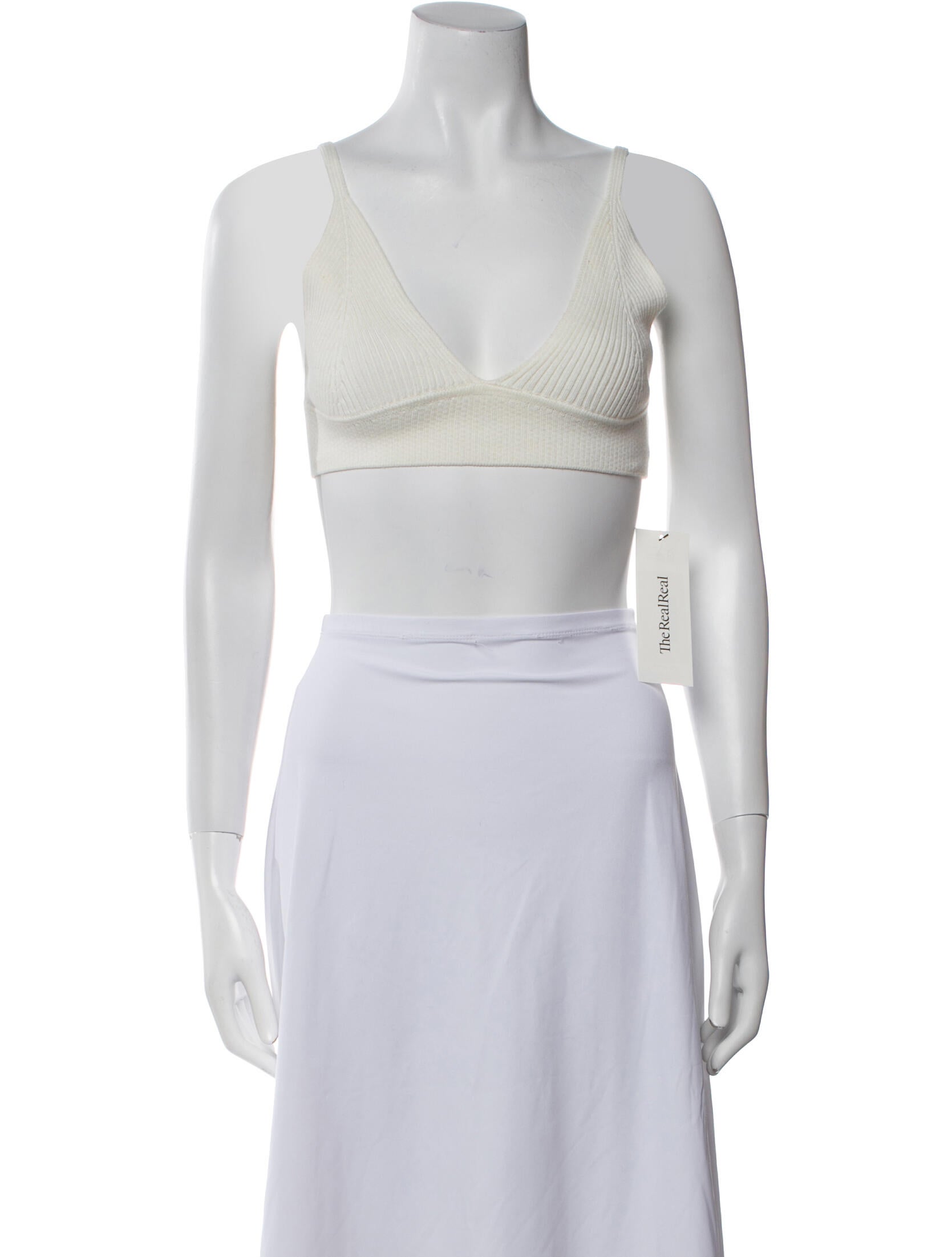 Parentezi V-Neck Sleeveless Crop Top