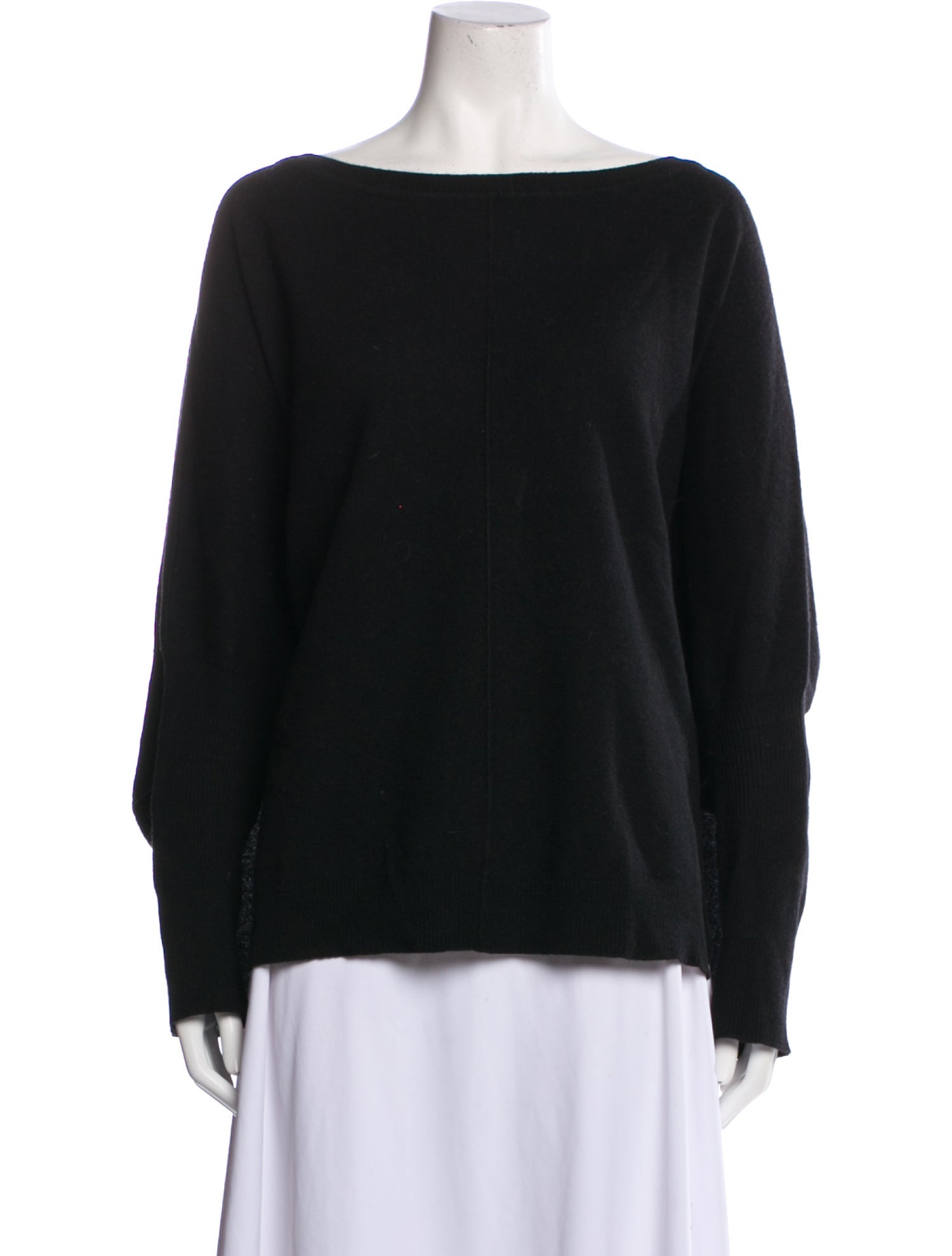 Portolano Cashmere Bateau Neckline Sweater