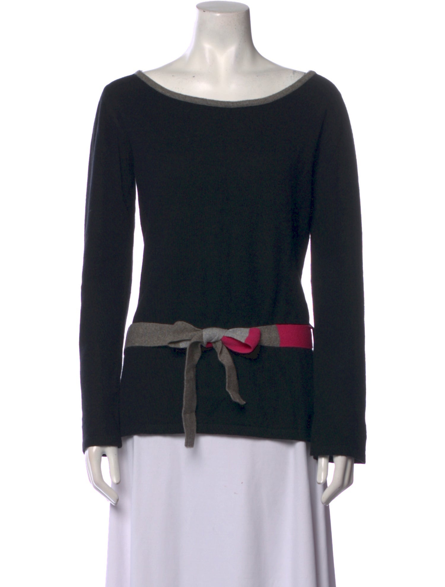 Portolano Cashmere Graphic Print Sweater w/ Tags