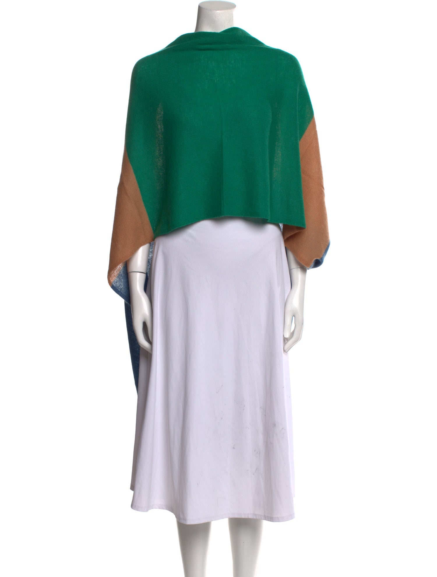 Portolano Colorblock Pattern Mock Neck Sweater