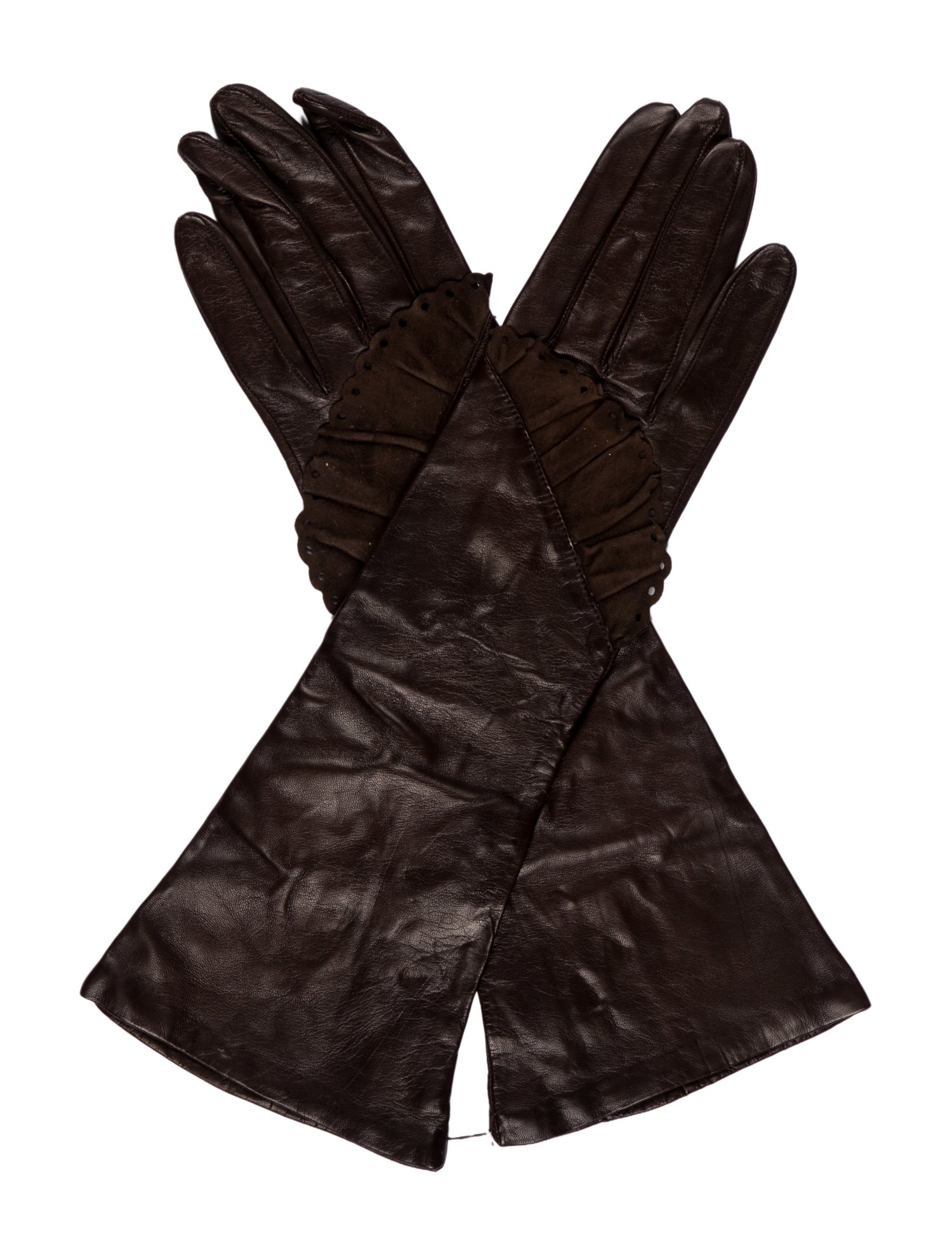 Portolano Leather Long Gloves