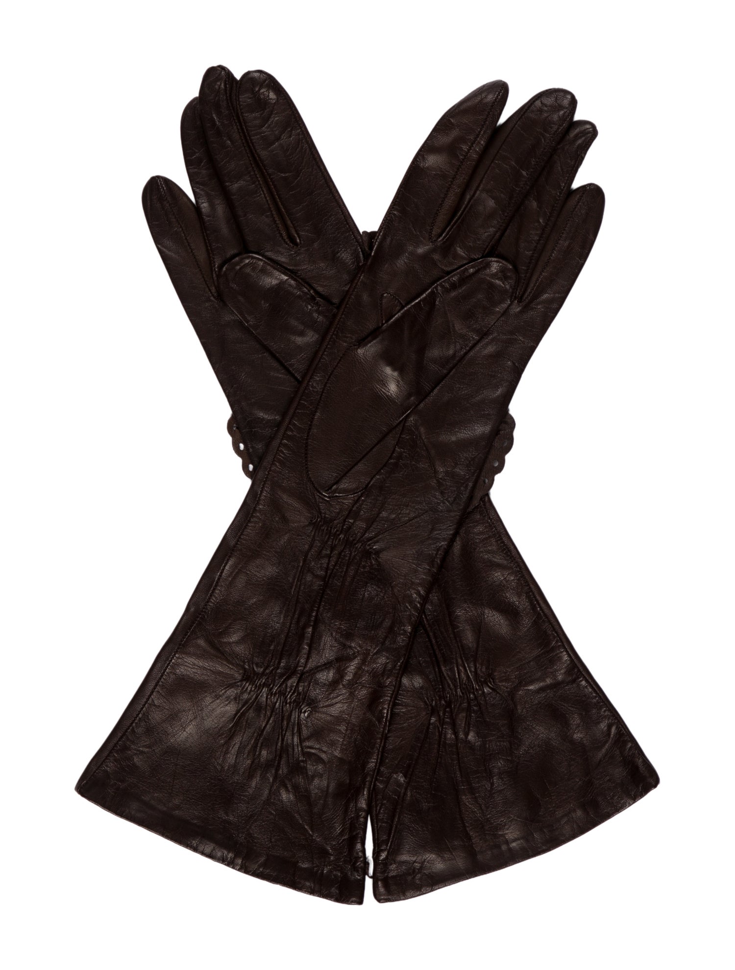 Portolano Leather Long Gloves