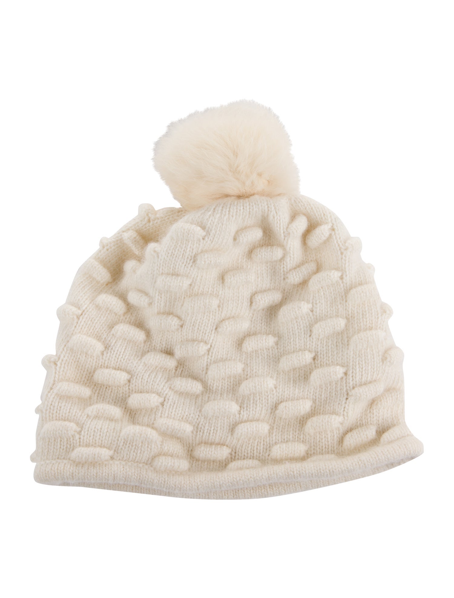 Portolano Pom-Pom Knit Beanie