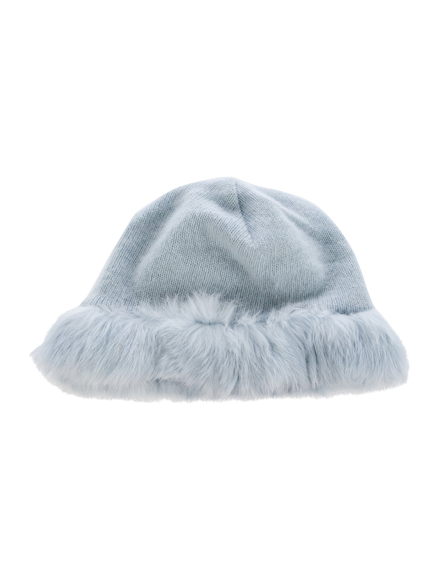 Portolano Fur Accent Knitted Beanie
