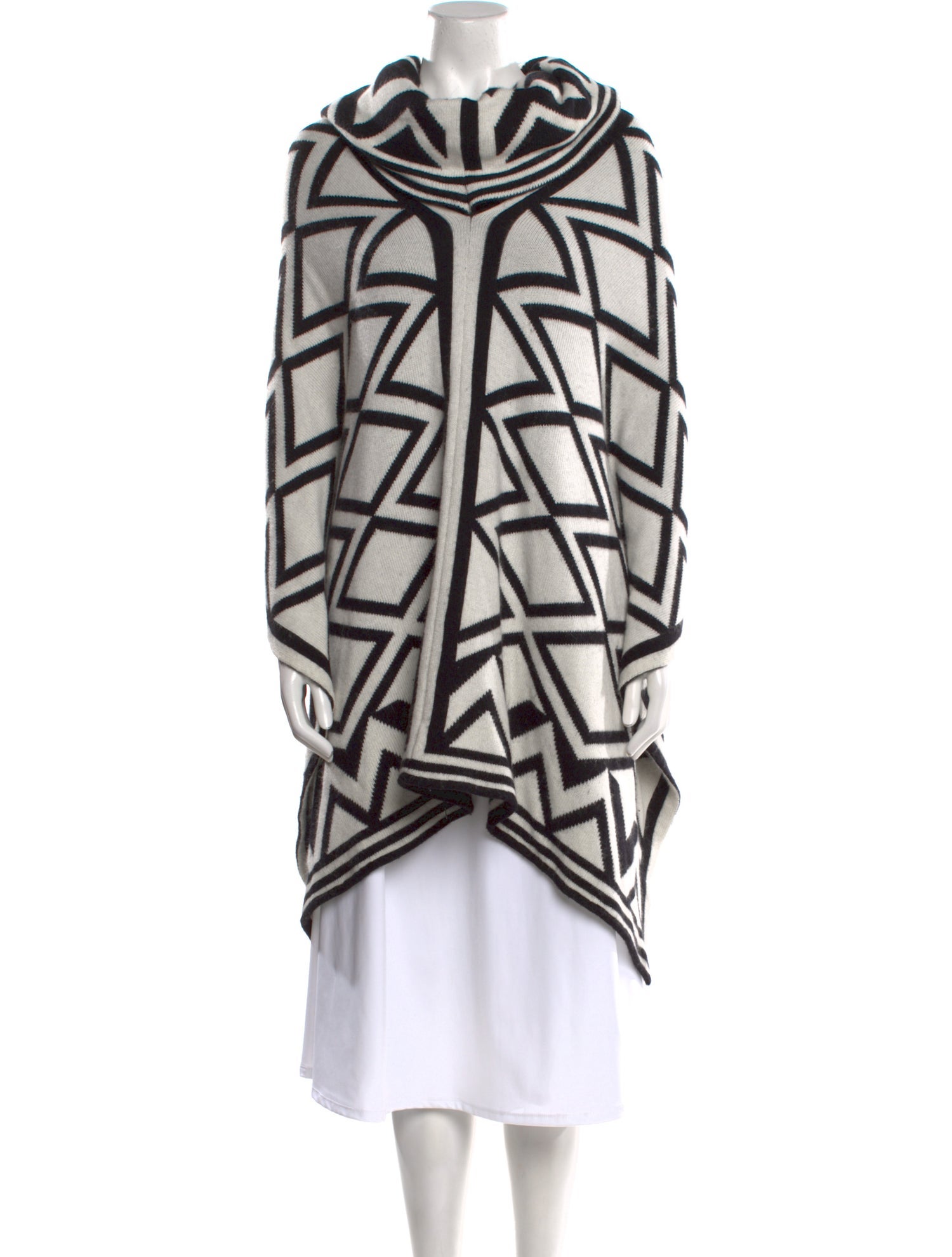 Portolano Striped Mock Neck Sweater