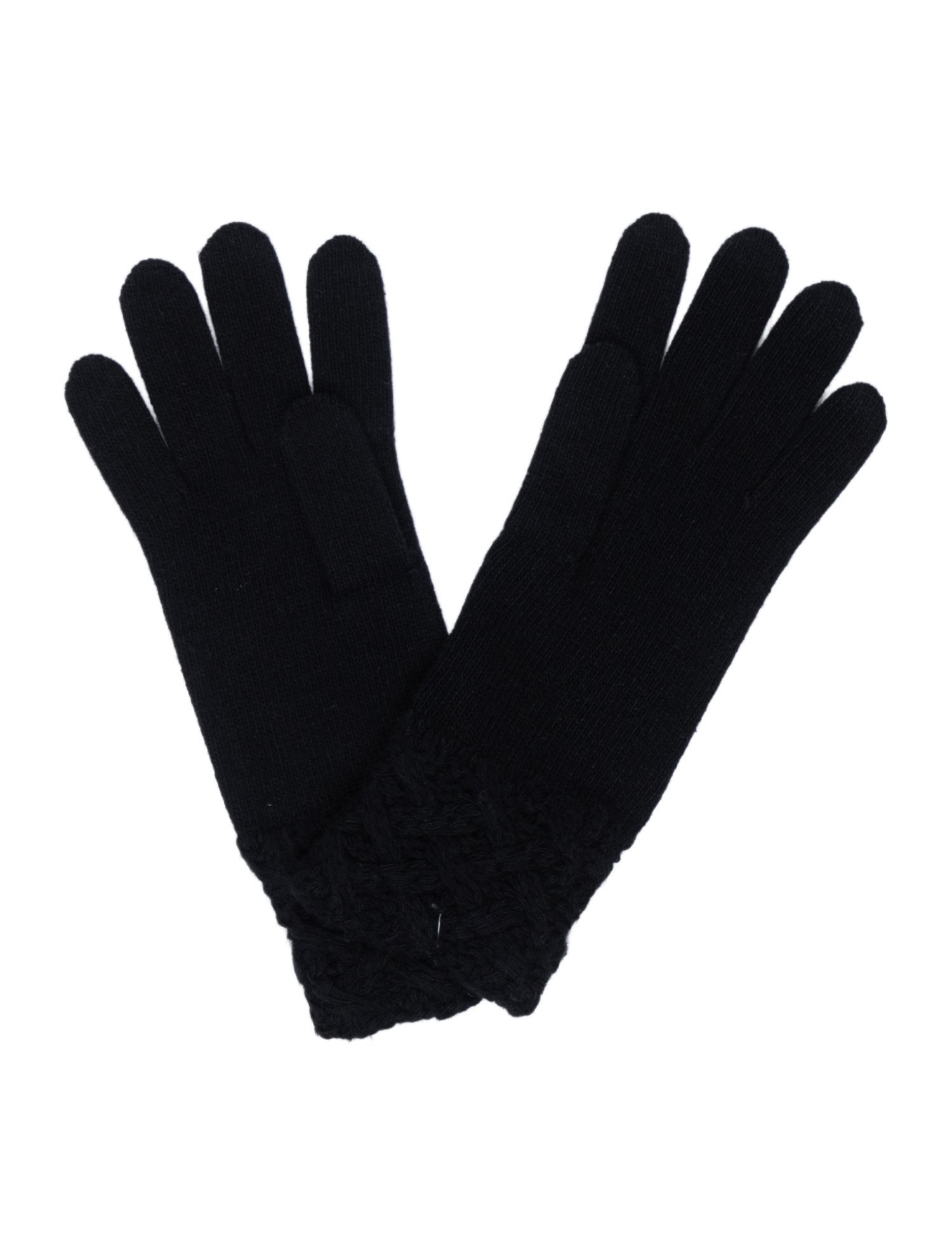 Portolano Crochet Trim Gloves