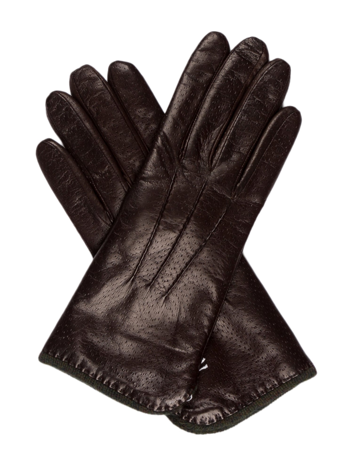 Portolano Leather Textured Gloves