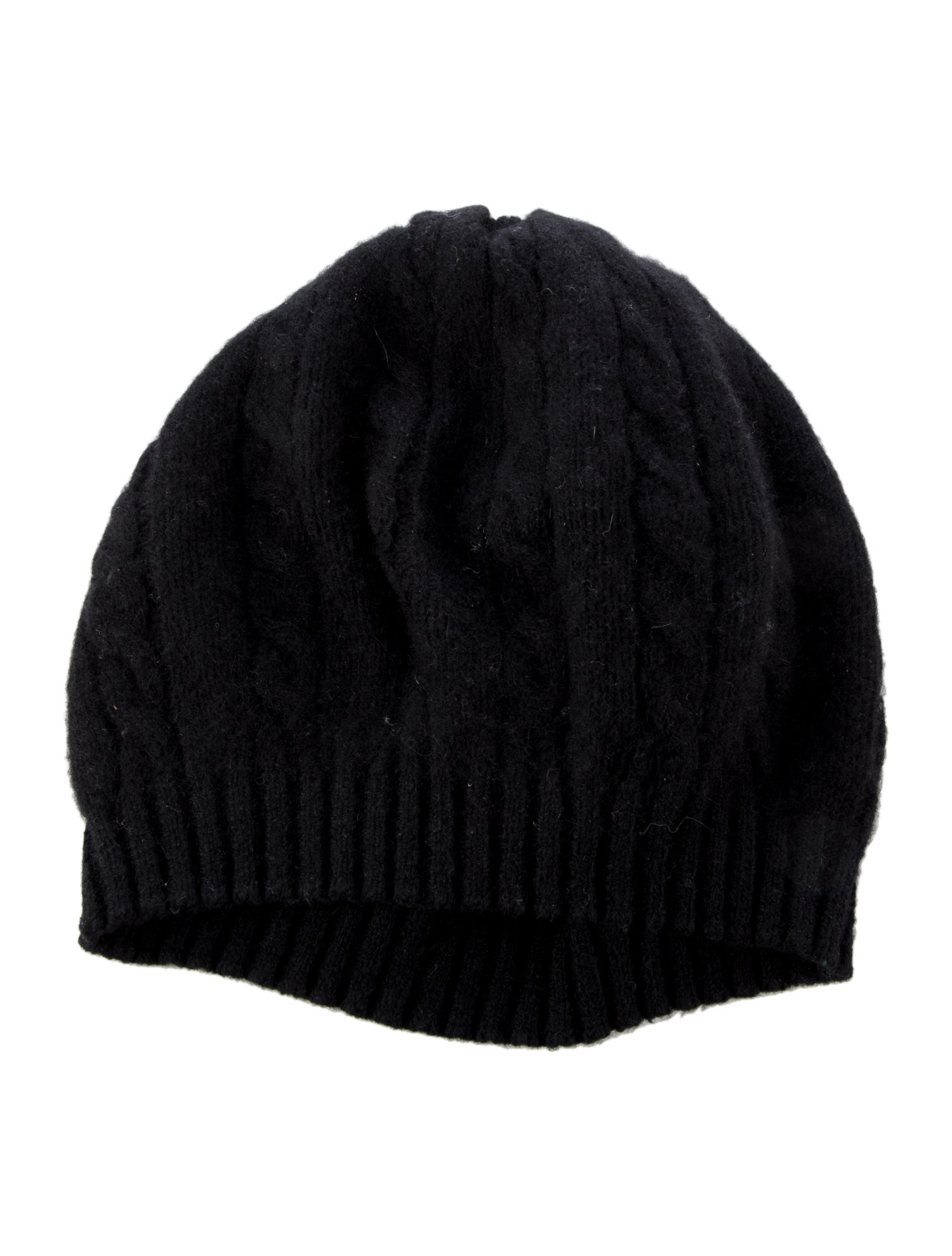 Portolano Cashmere Cable Knit Beanie