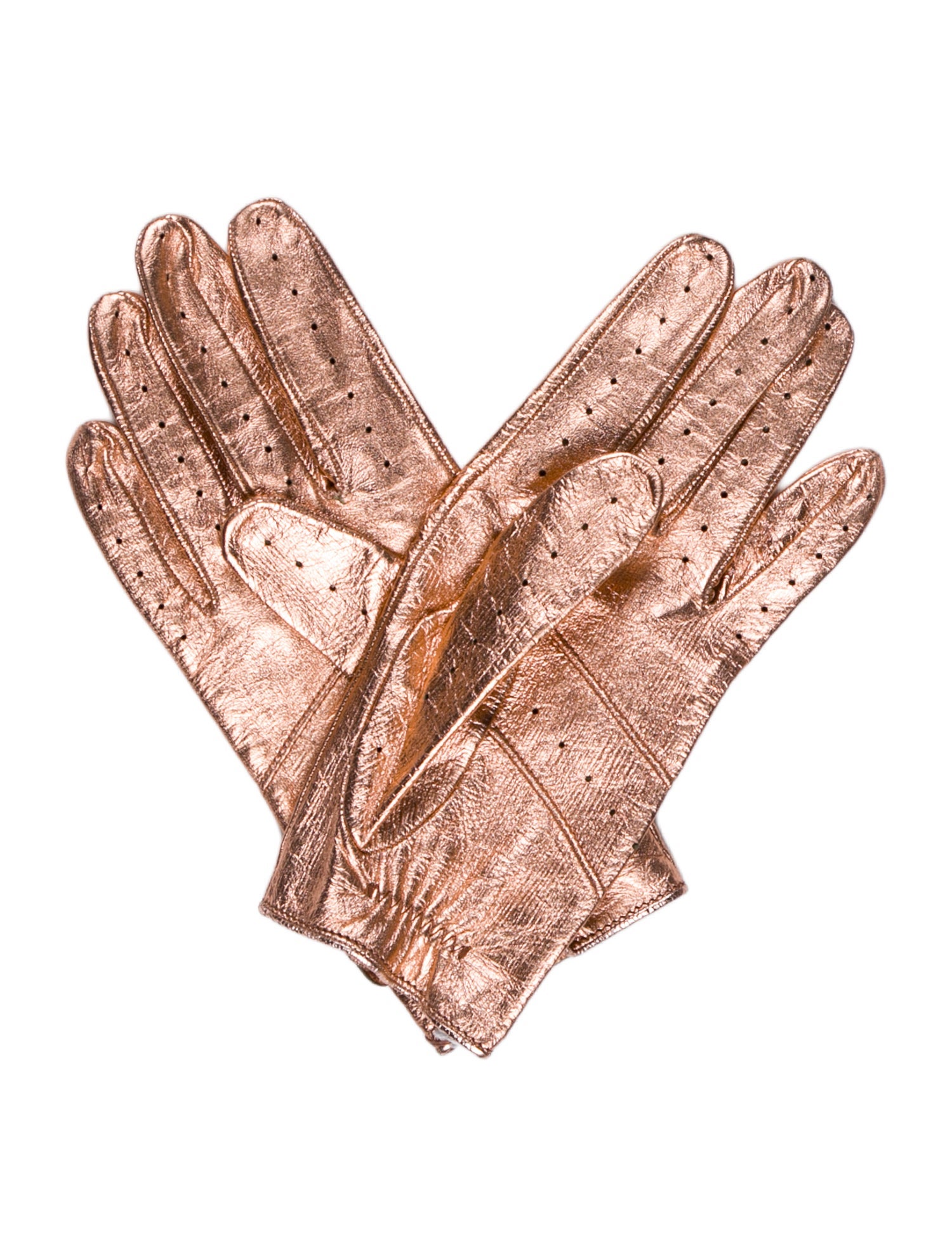 Portolano Metallic Gloves w/Tags
