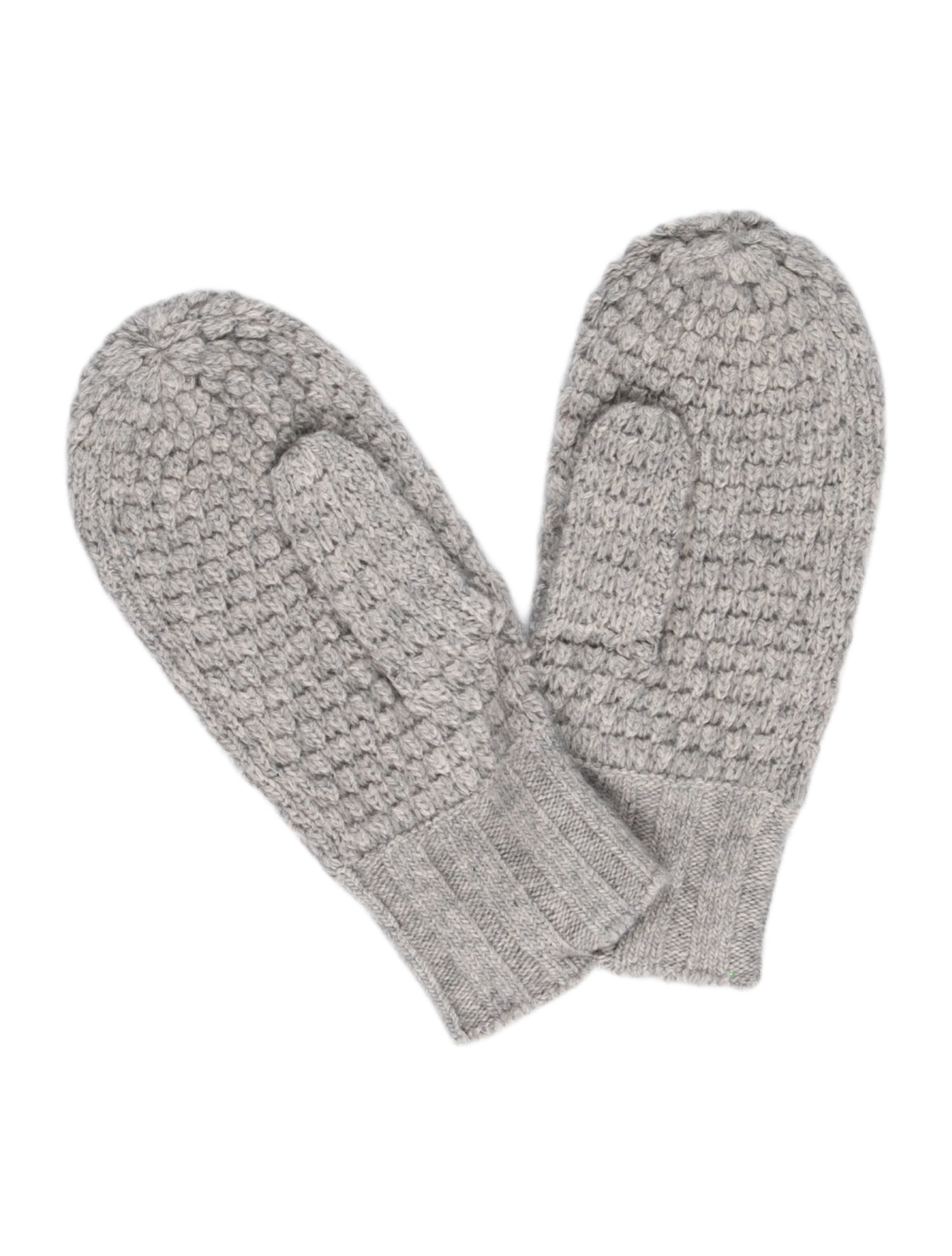 Portolano Cashmere Popcorn Mittens