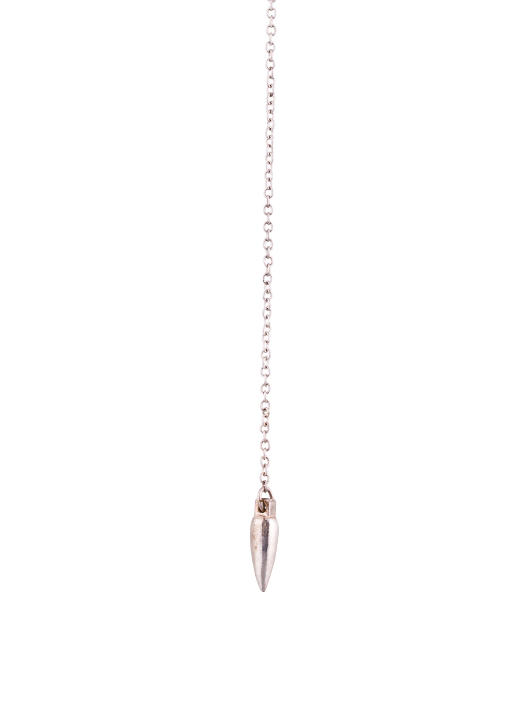 pamela love x ssense levitation lariat necklace pamela love x ssense levitation lariat necklace