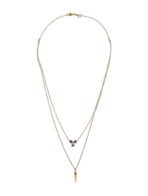 Pamela Love Iolite Pendant Necklace